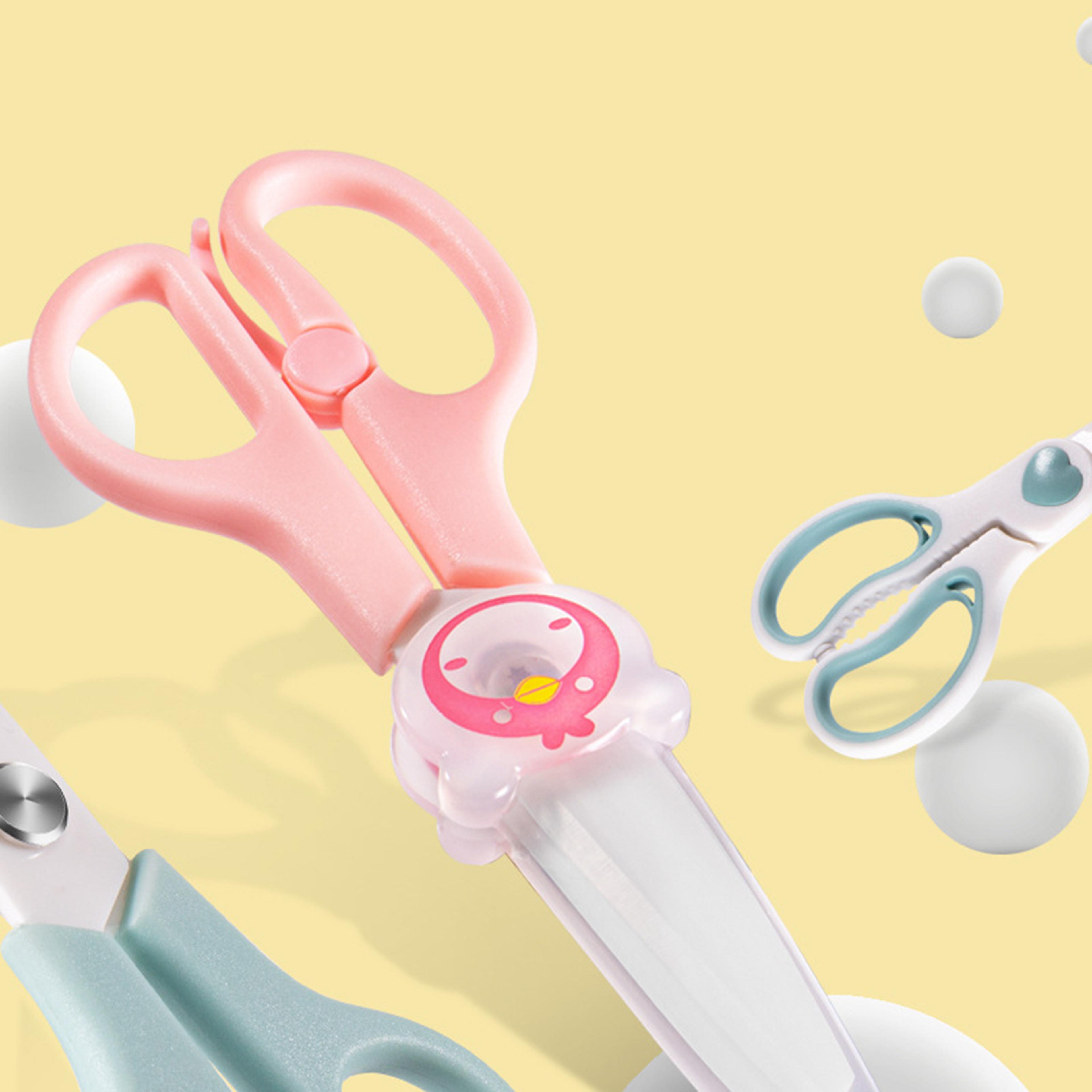 SafeBite Ceramic Baby Food Scissors With Travel Case  Safety Cover 1