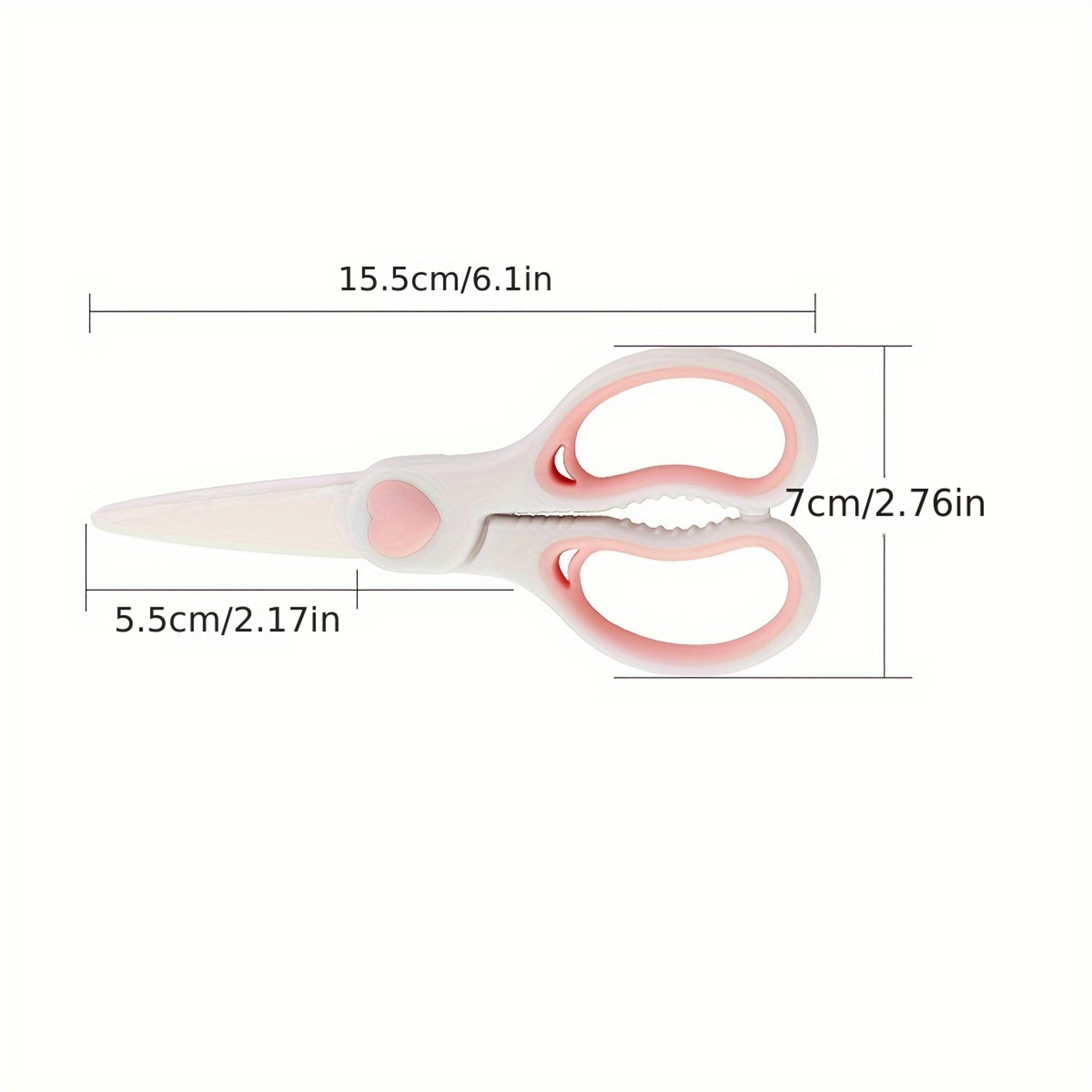 SafeBite Ceramic Baby Food Scissors With Travel Case  Safety Cover 2