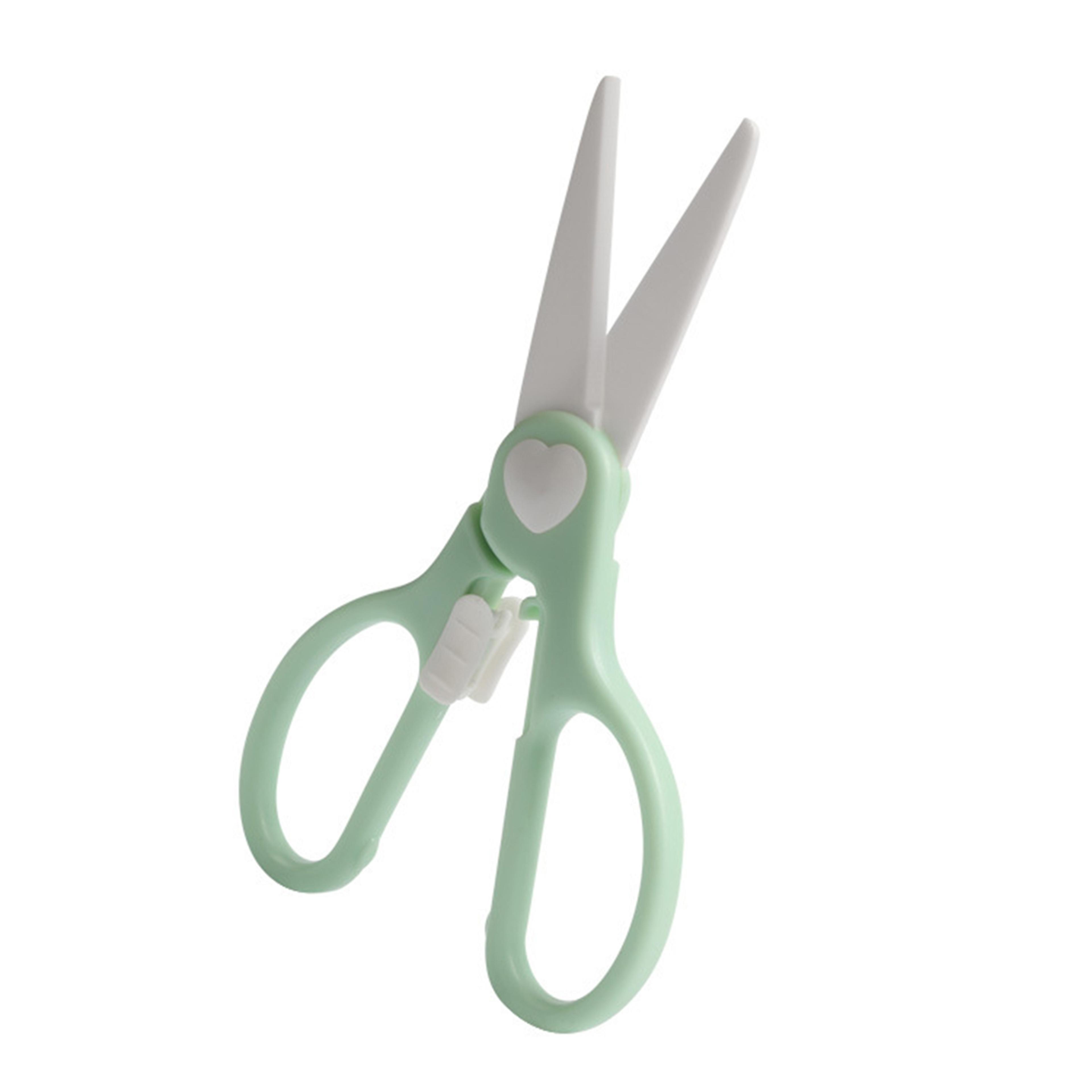 SafeBite Ceramic Baby Food Scissors With Travel Case  Safety Cover 7