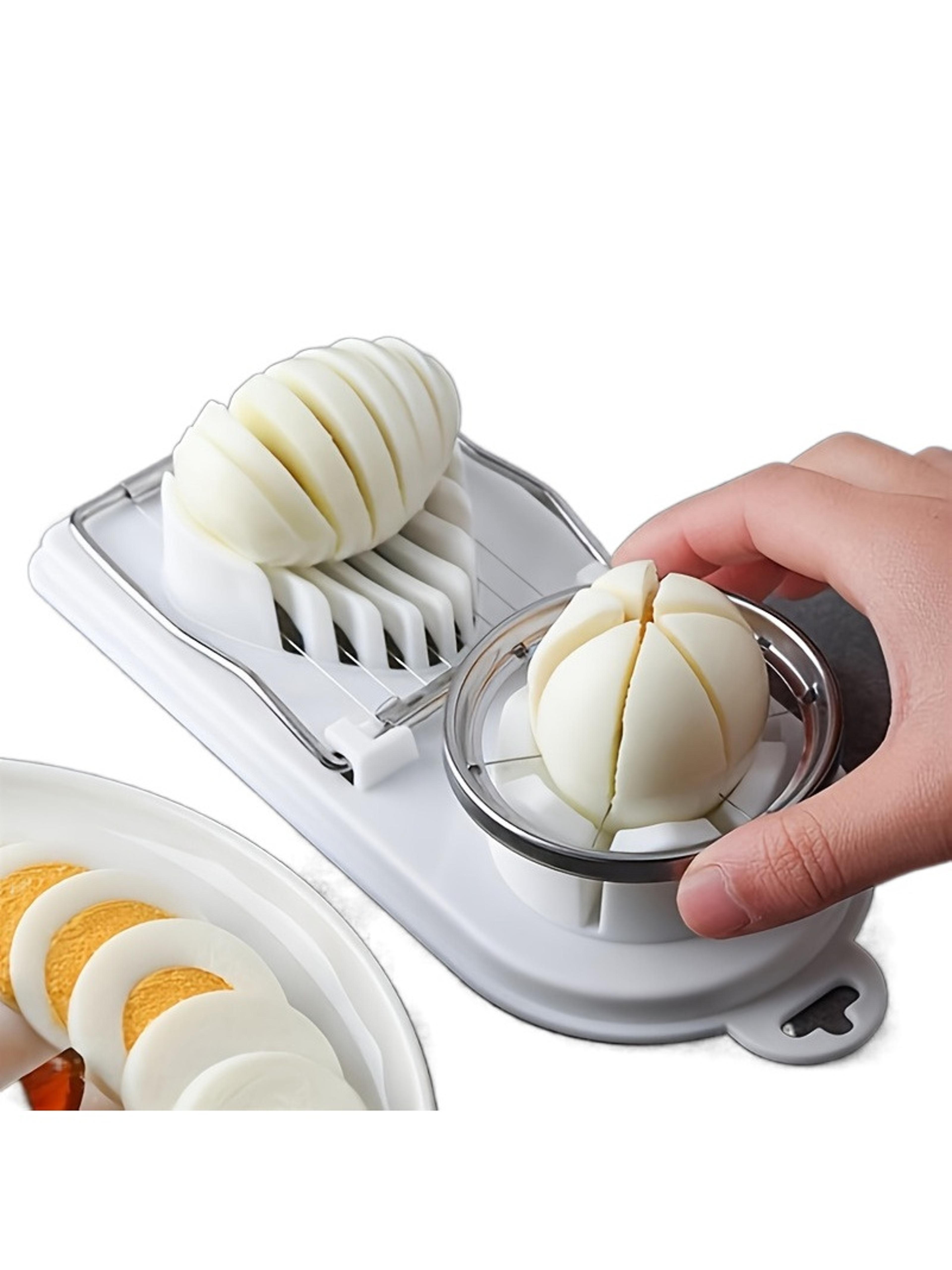 Stainless Steel Egg Slicer  Cutter Precision Kitchen Gadget For Quick Clean Slicing 6