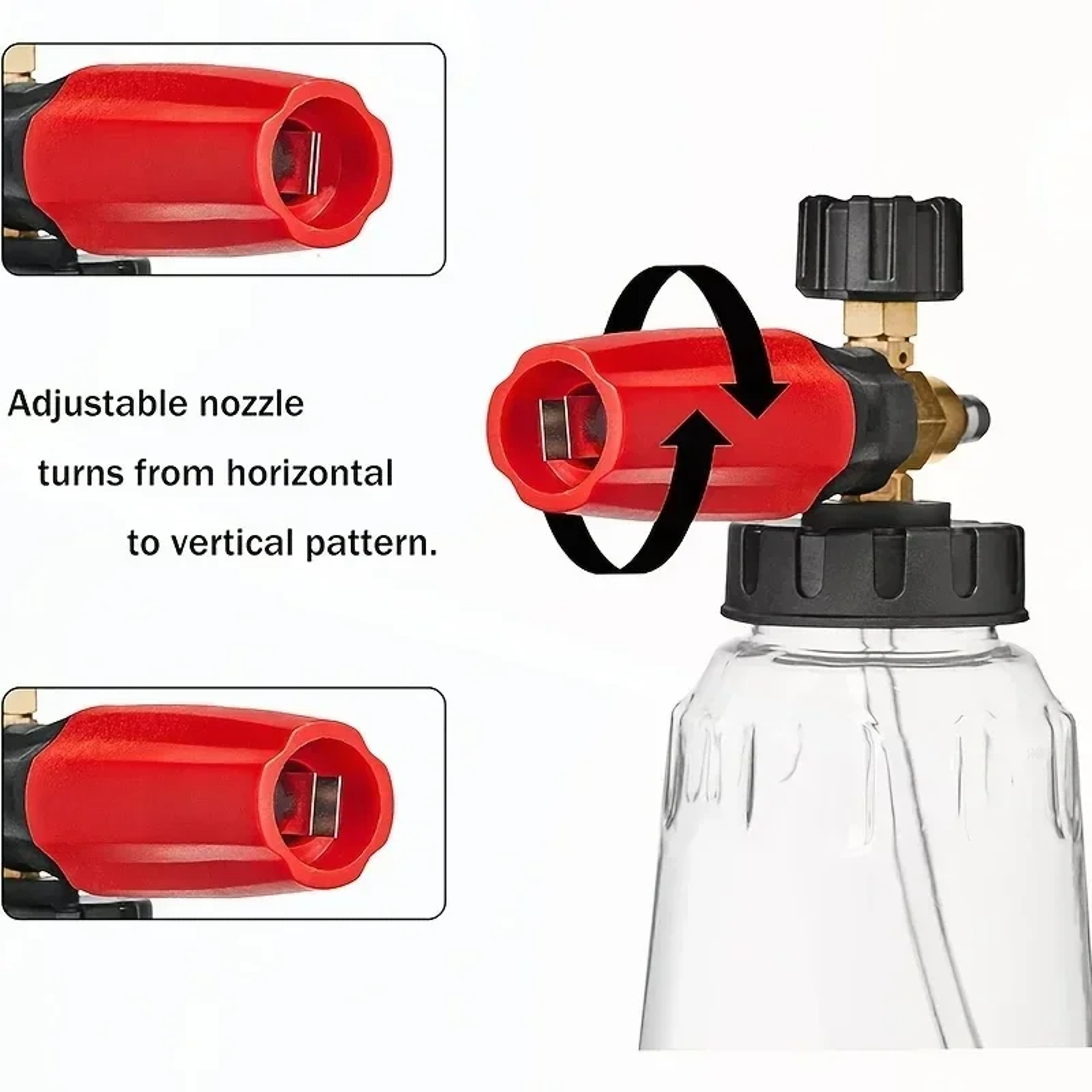 Premium Adjustable Foam Cannon For Pressure Washer Snow Foam Lance Car Wash Foam Gun Kit 2