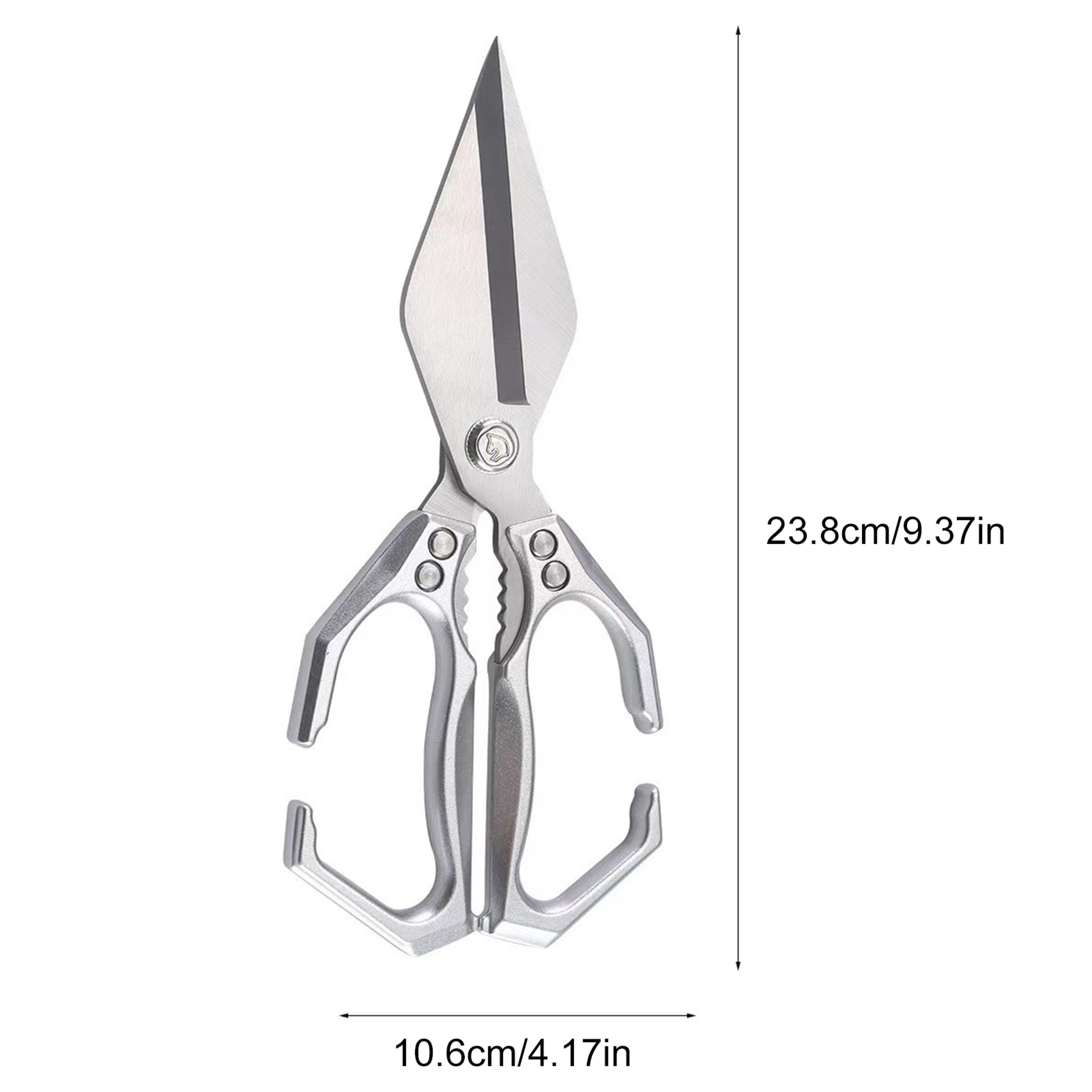 Premium Heavy Duty Stainless Steel Kitchen Scissors Multifunctional Bone  Food Shears 3