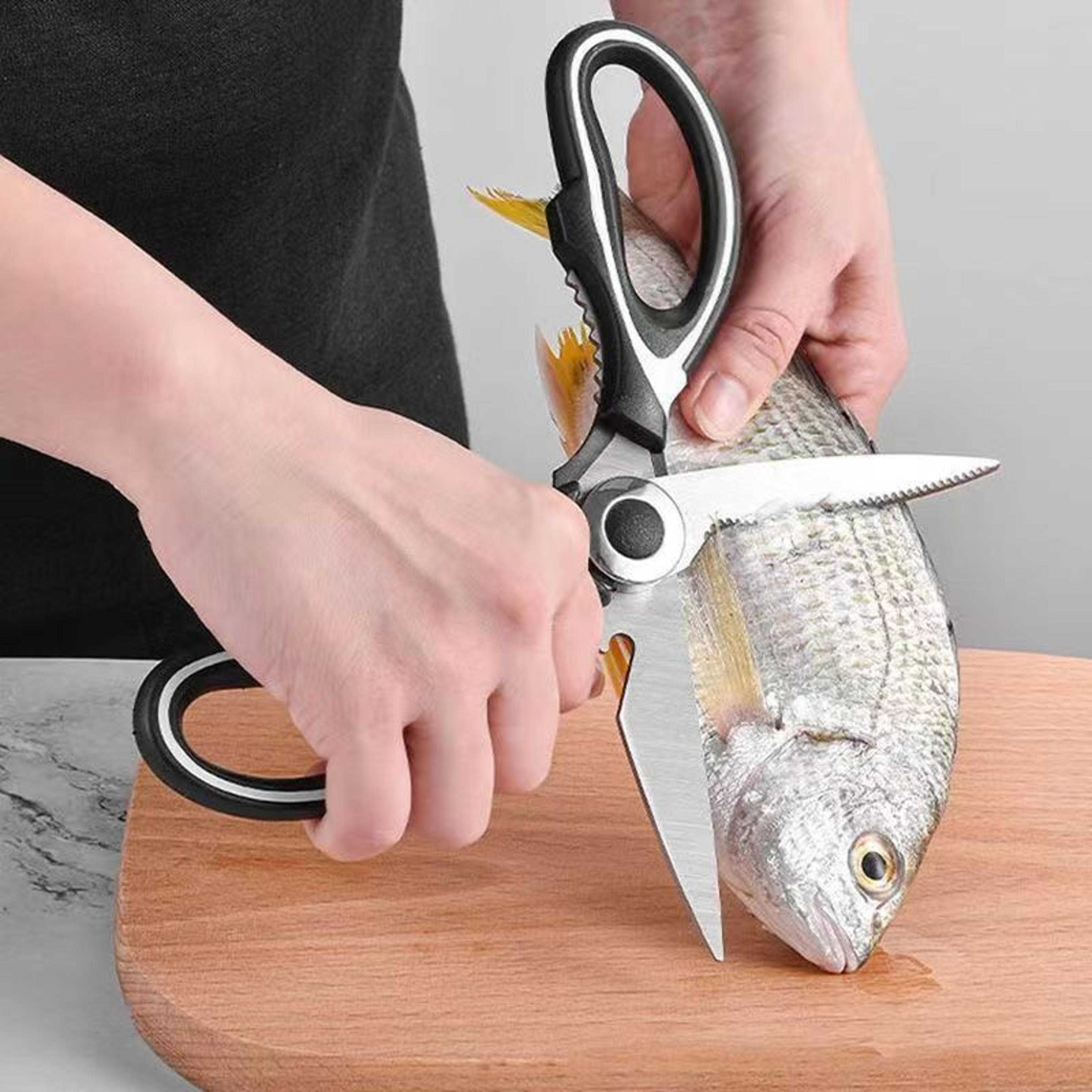 PrecisionCut Pro Stainless Steel Kitchen Scissors  Poultry Shears MultiTool 1