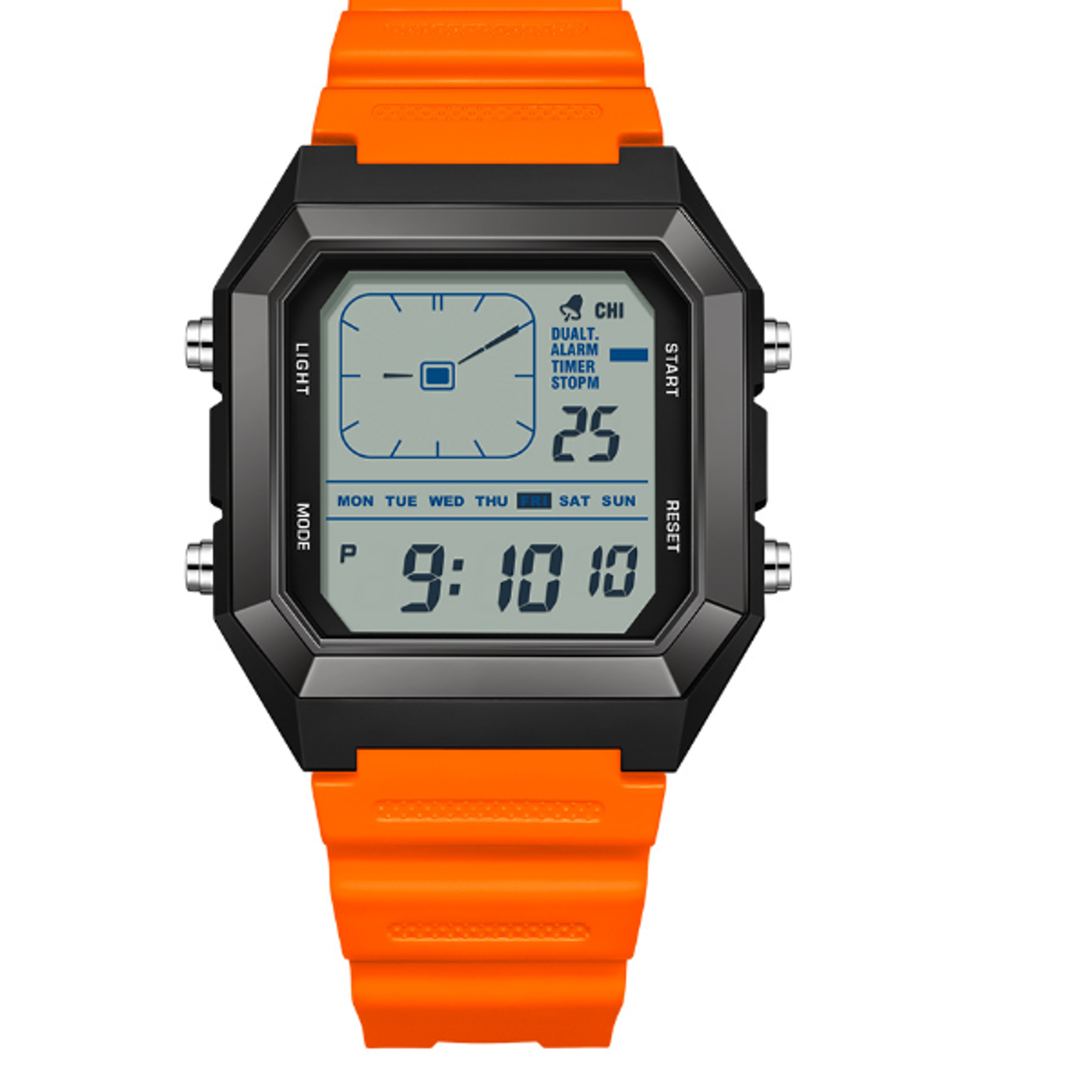 ultimate mens waterproof led sports digital watch multifunction electronic alarm timepiece