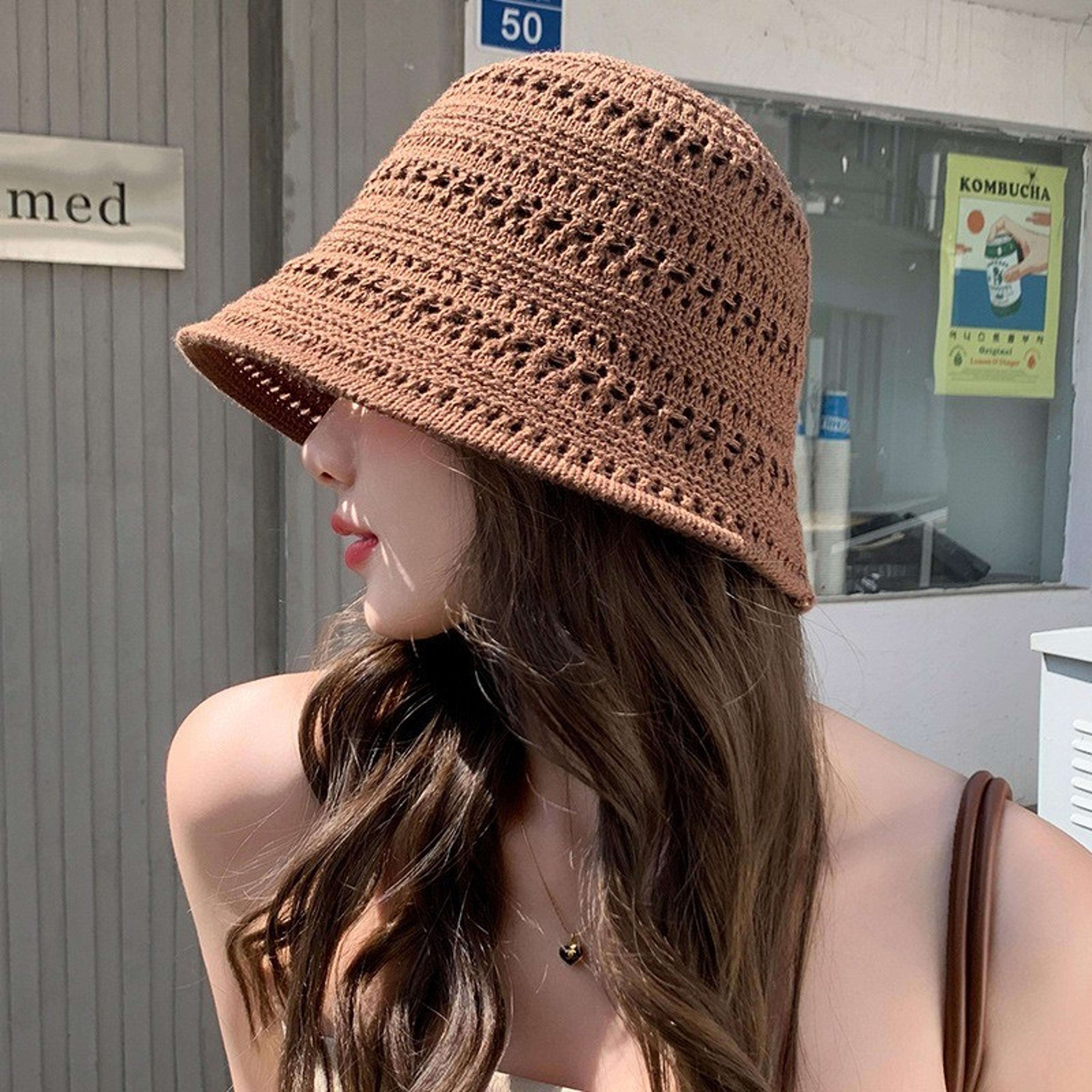 boho breeze crochet wide brim sun hat for women