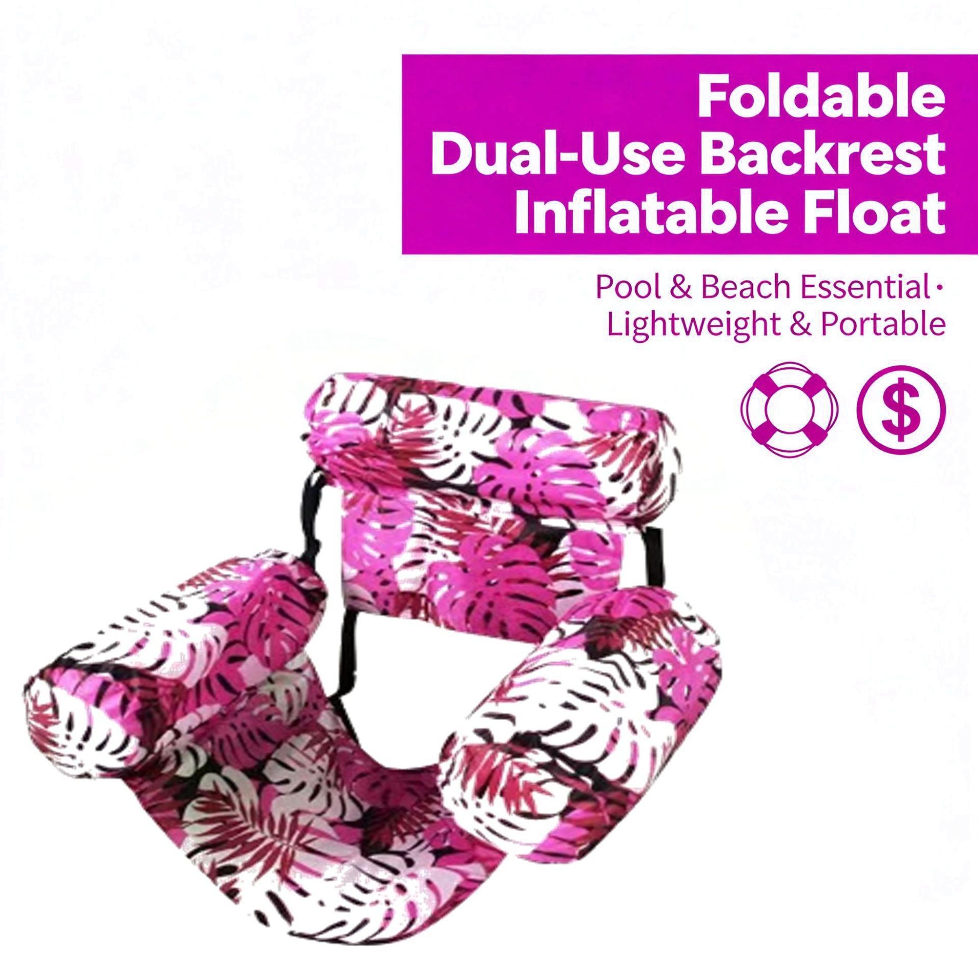 Inflatable Pool Lounger Floating Recliner Chair For Pool Lake  Beach Relaxation 3