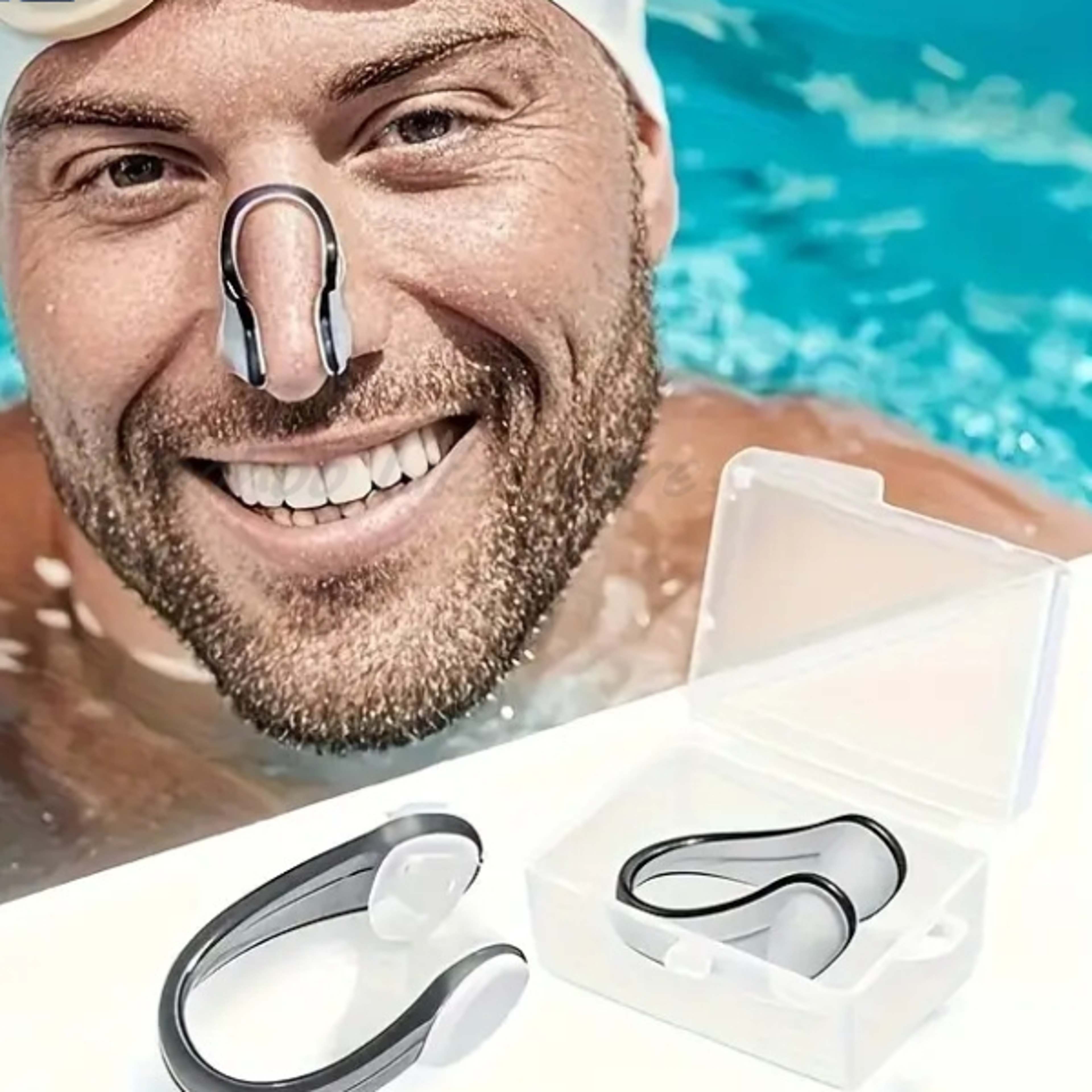 comfortseal swimming nose clips waterproof anti slip swim nose clips for training & water sports