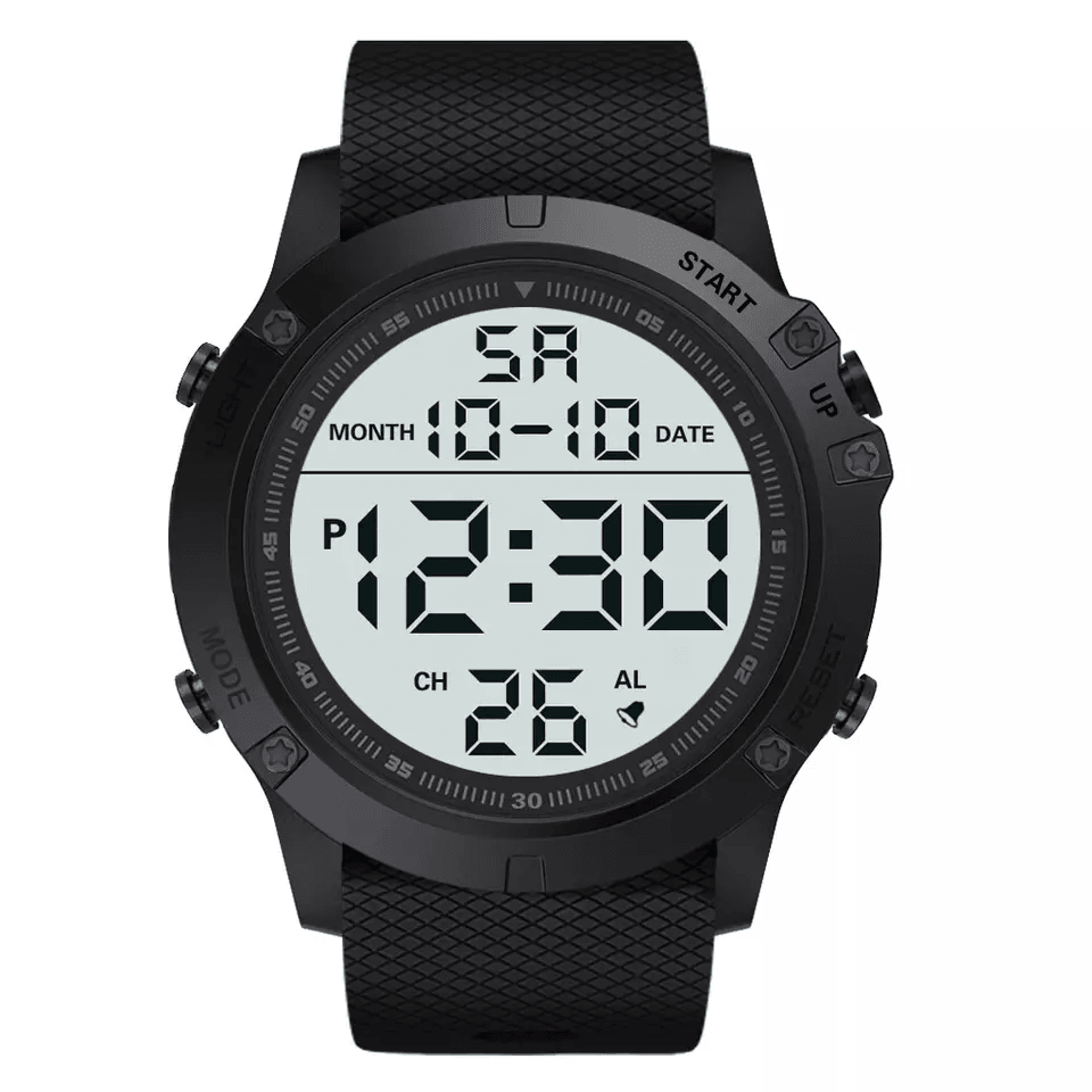 waterproof digital sports watch military tactical led wristwatch for men