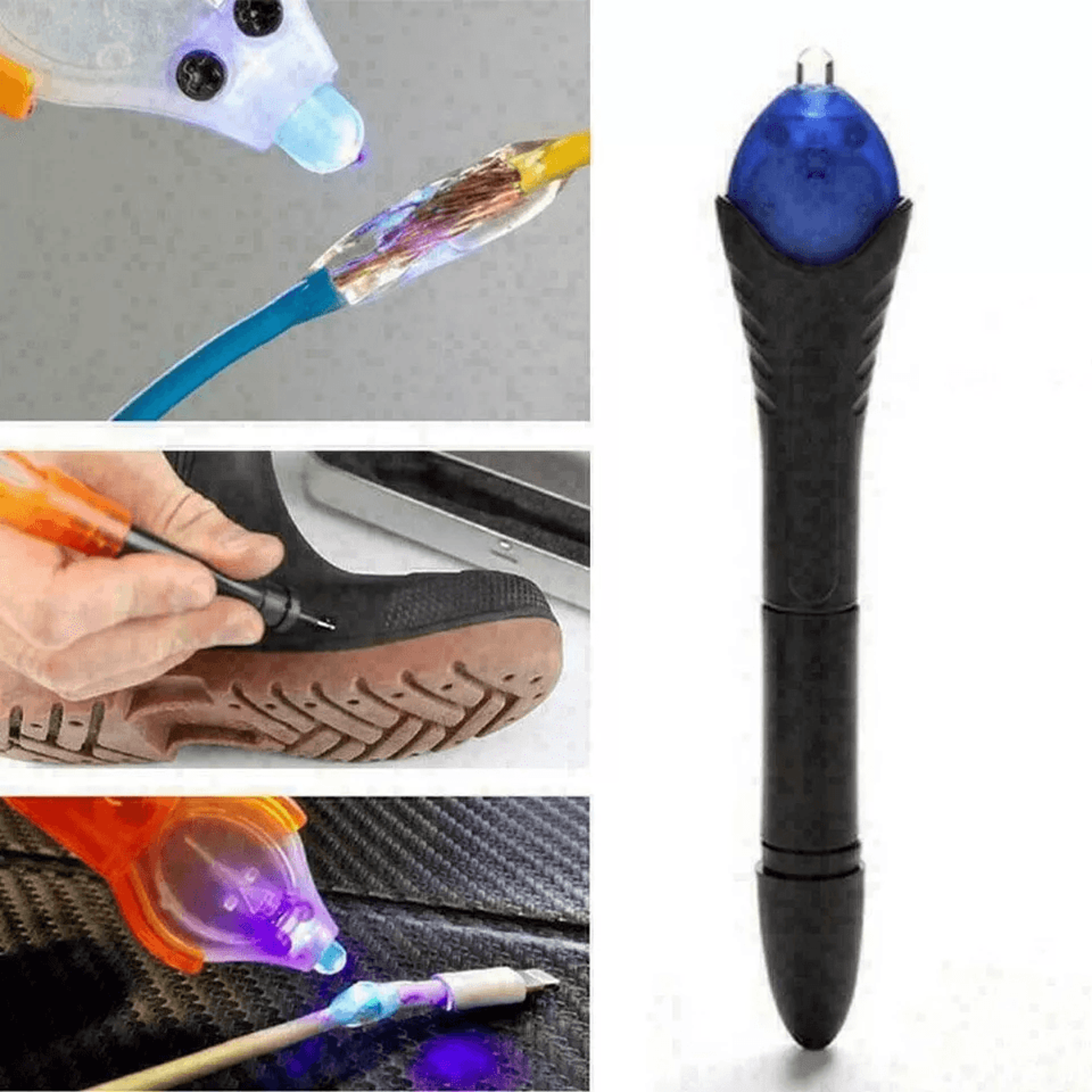fix pen uv light repair glue, liquid welding kit for plastic, metal, glass
