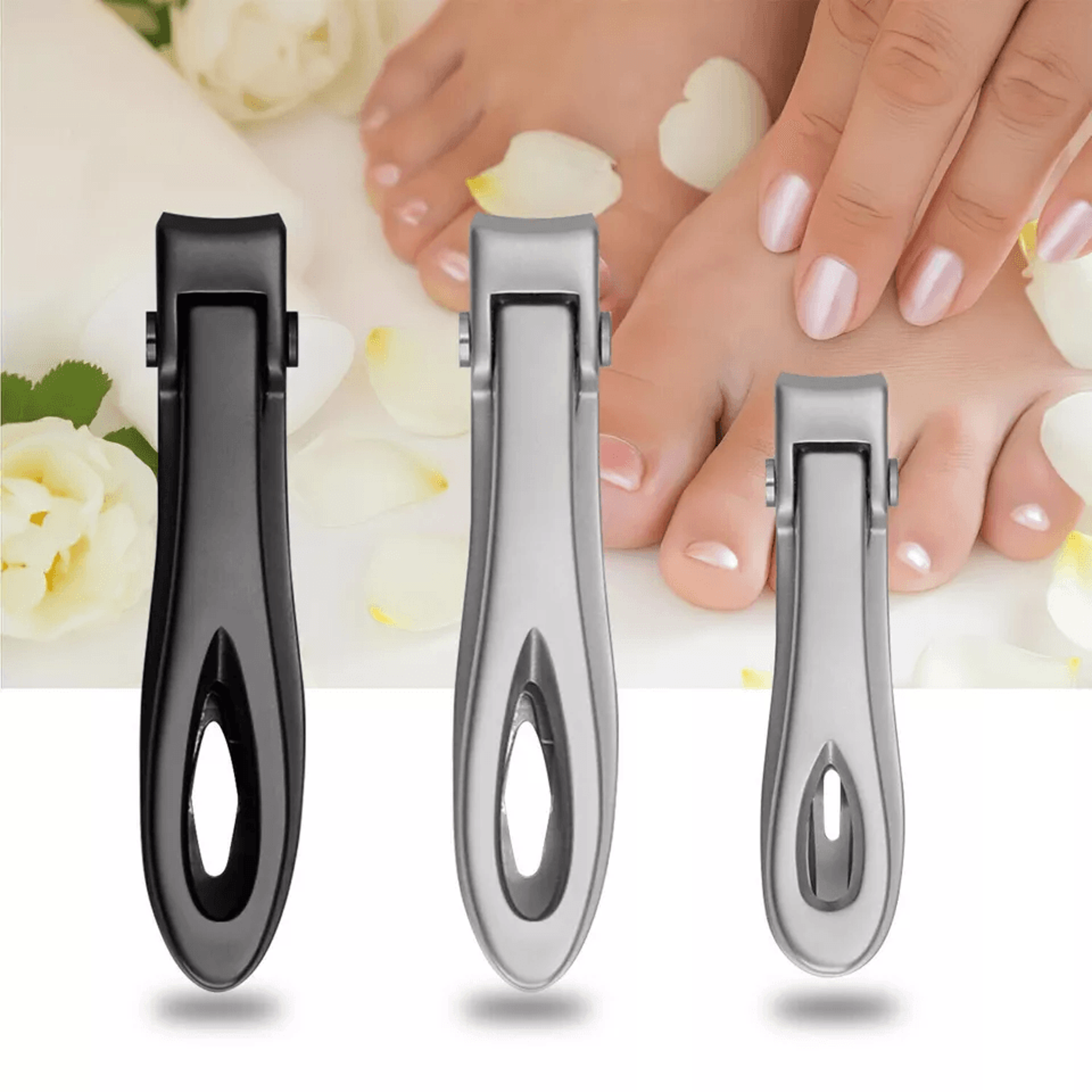extra large toe nail clippers for thick hard nails, heavy duty stainless steel cutter for ingrown or fungal toenails