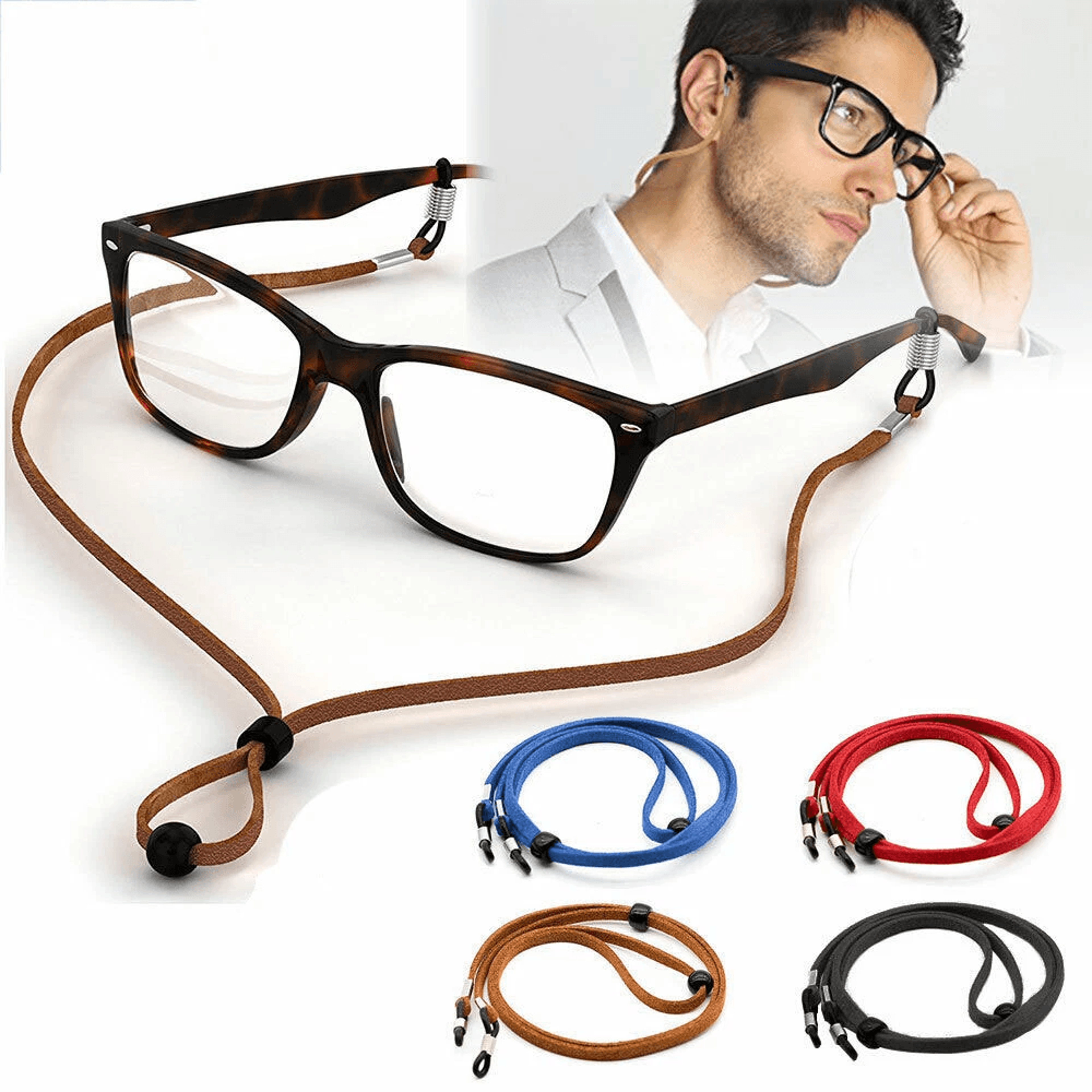 adjustable sunglasses neck cord strap, eyeglass & glasses lanyard holder