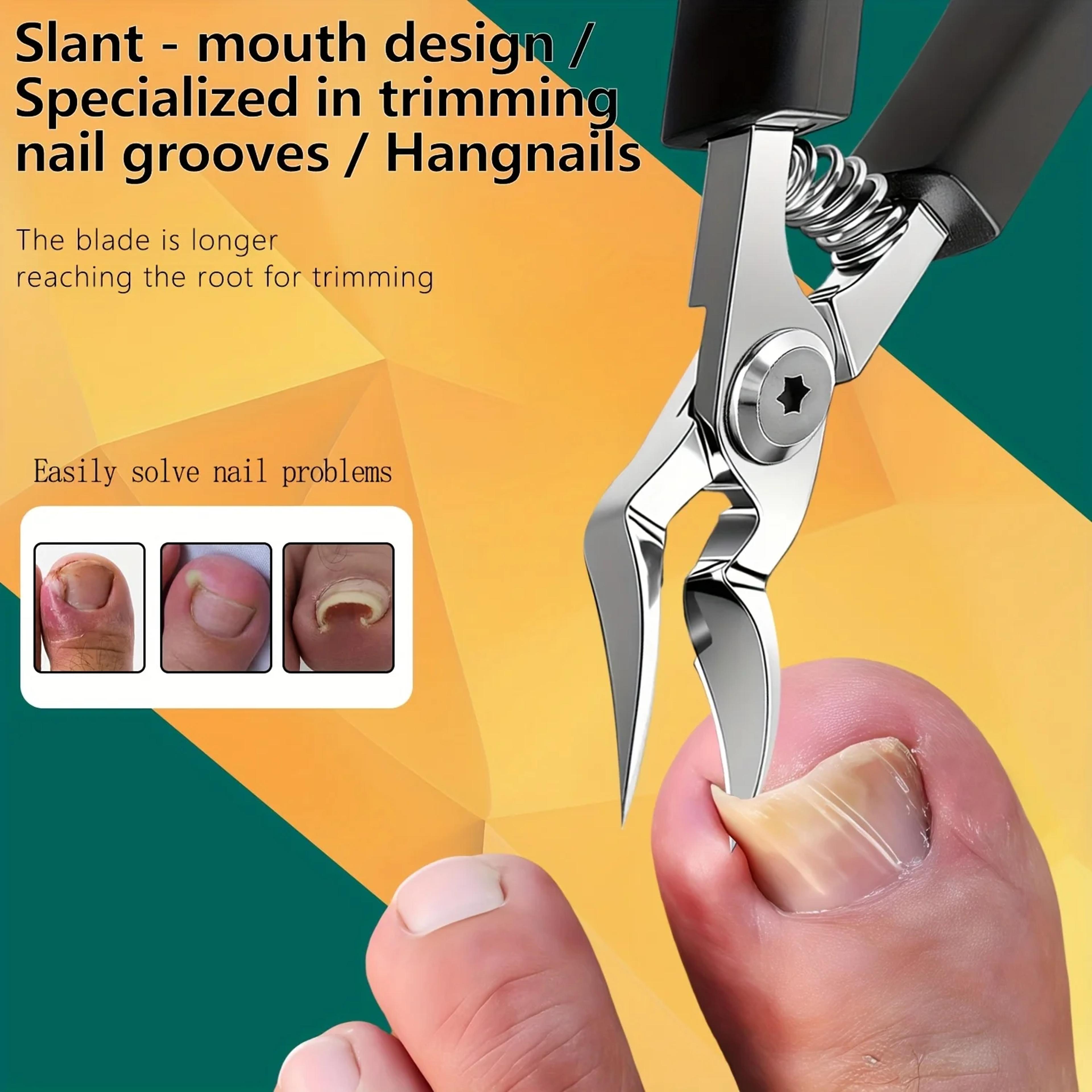 Heavy Duty Toenail Clippers For Thick Nails Professional Steel Podiatrist Nipper 1
