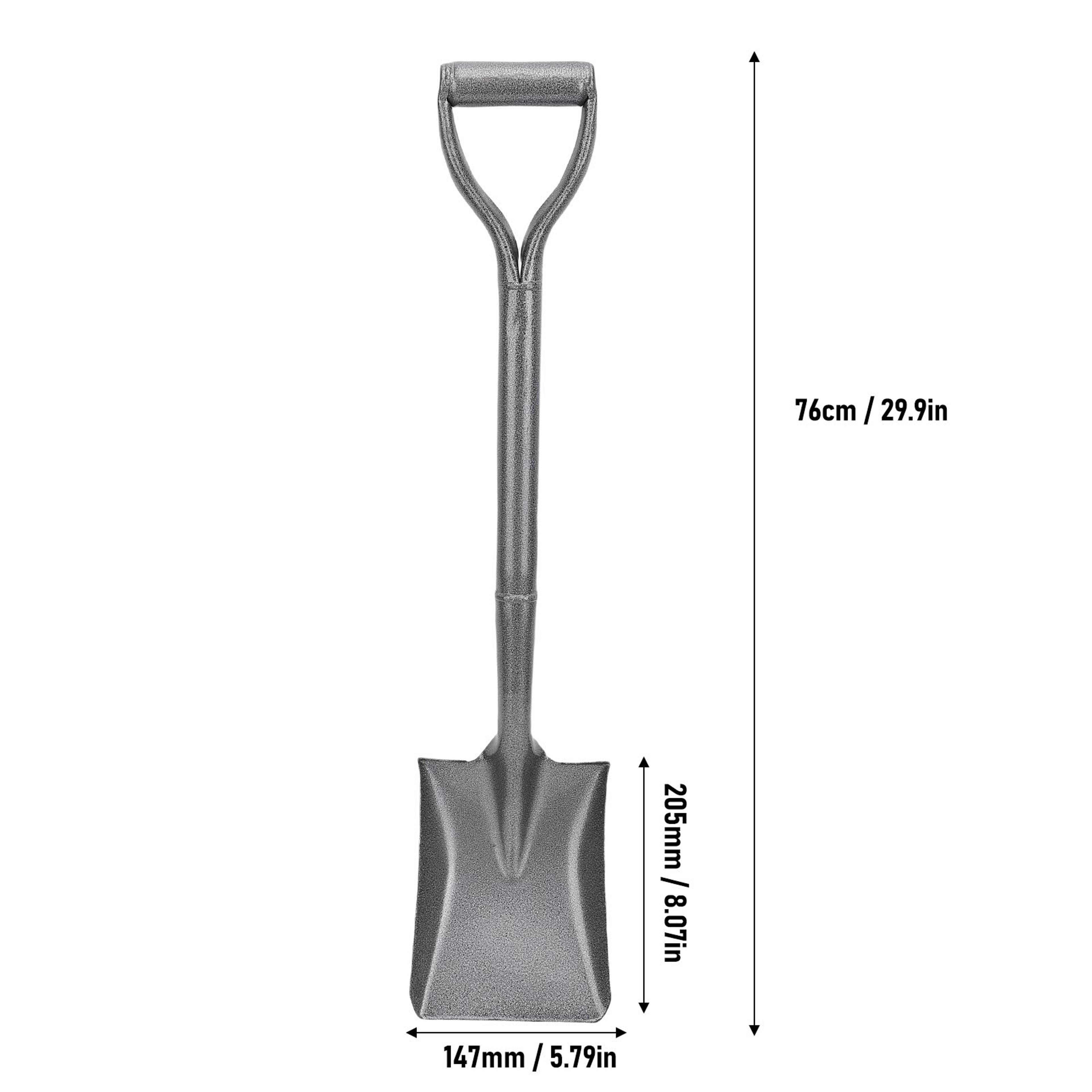 Heavy Duty All Metal Garden Shovel With Short D Handle 4