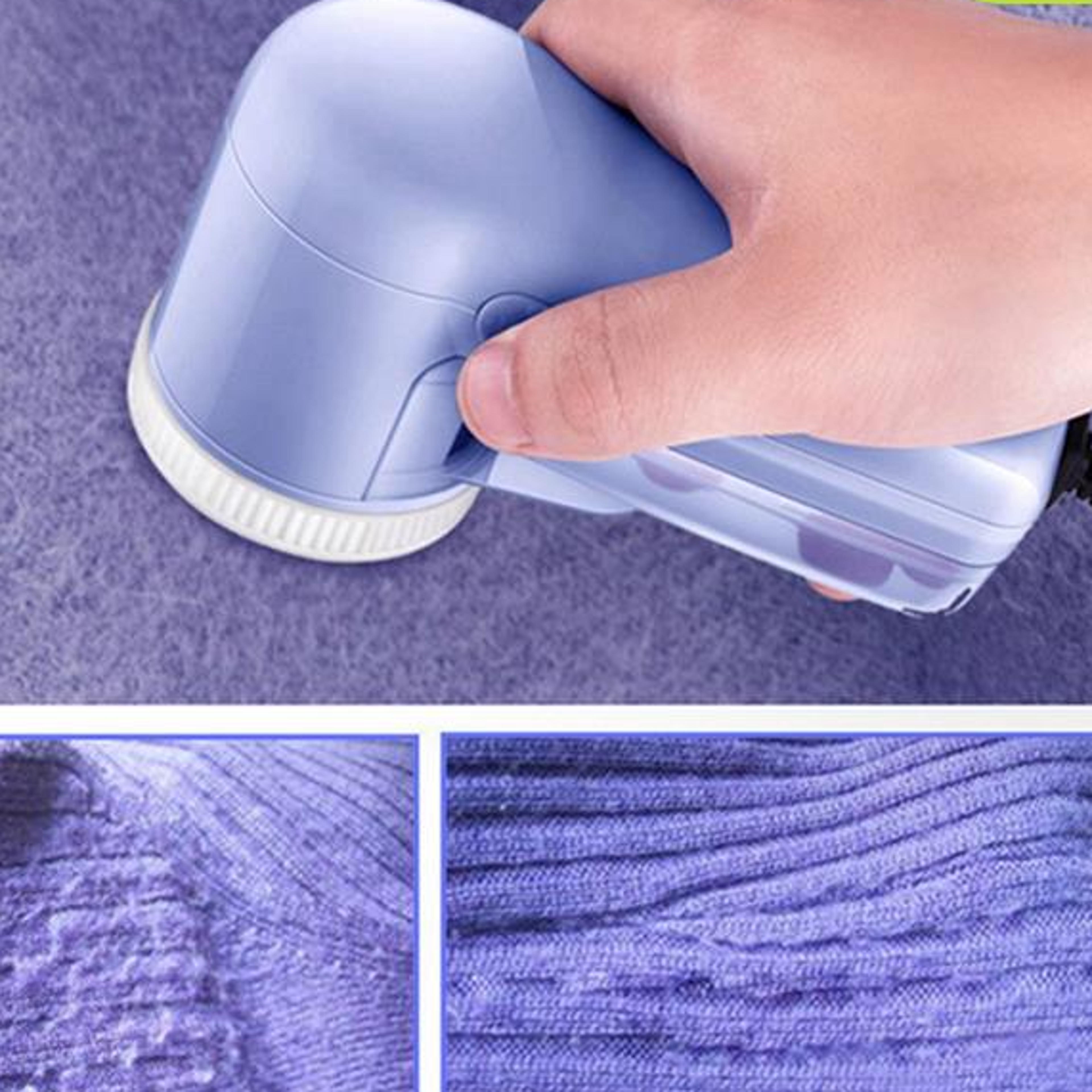 electric fabric shaver & lint remover for sweaters coats and clothing