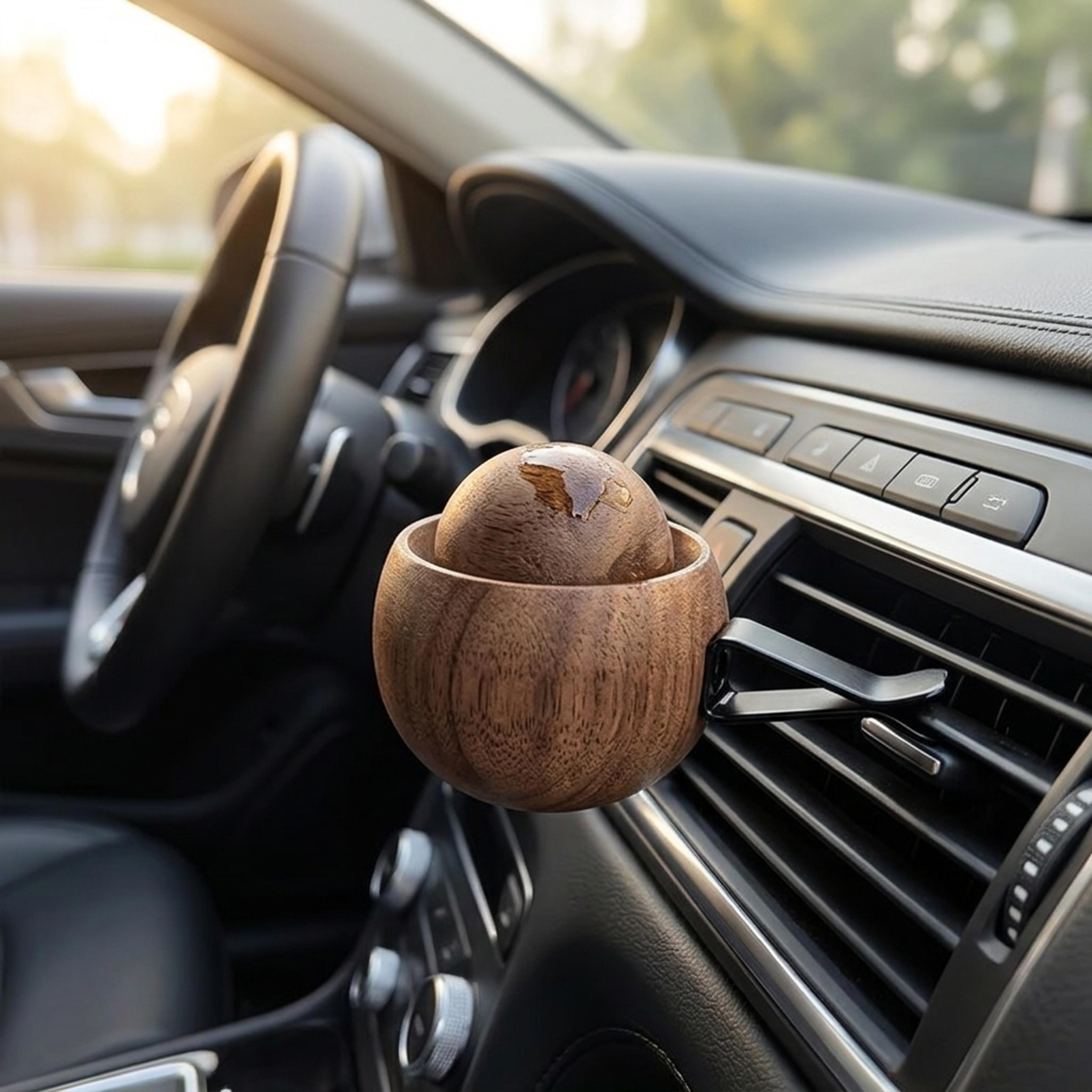Wood Aroma Diffuser For Car  Home Natural Essential Oil Diffuser Air Freshener 3