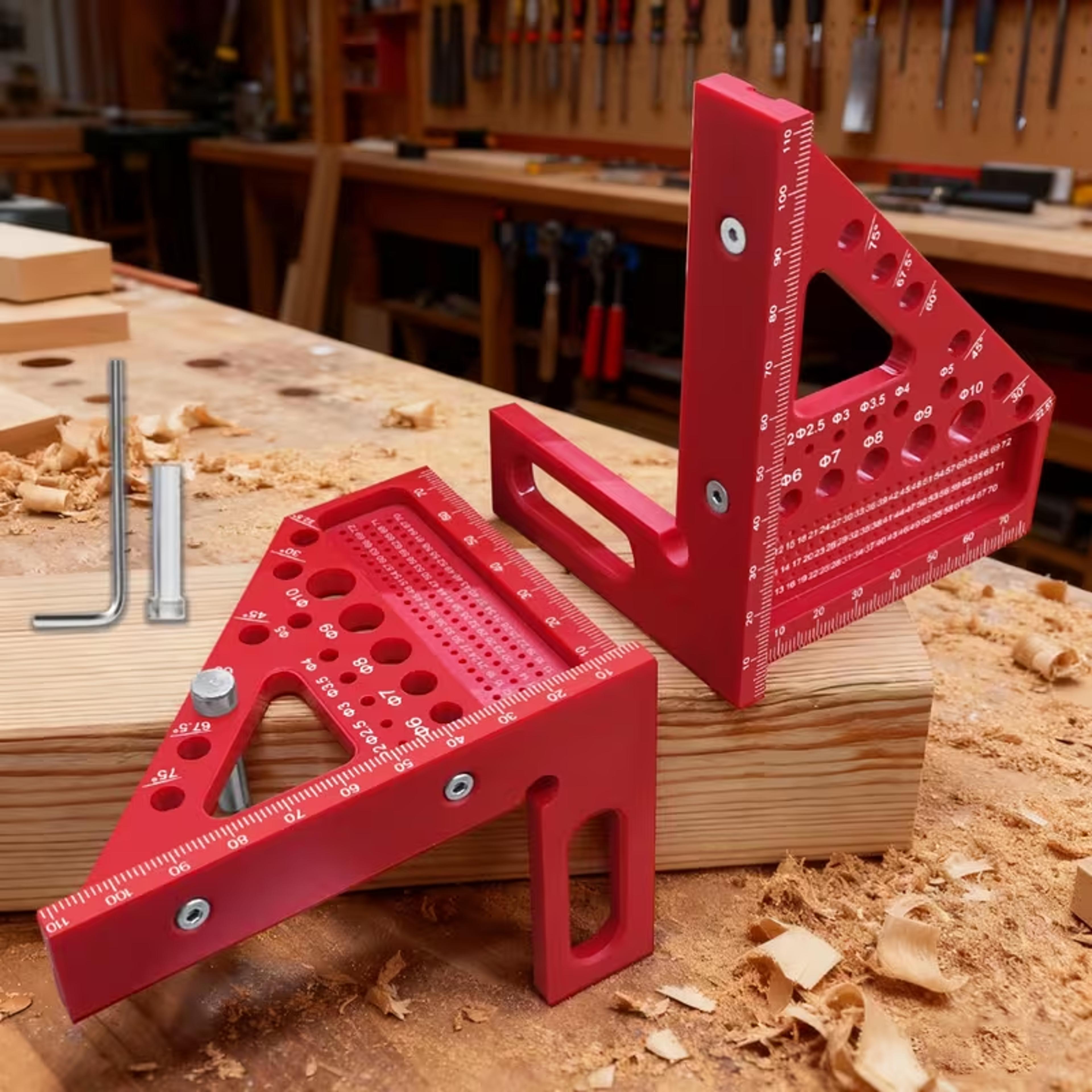 Precision 3D Multi Angle Measuring Tool  Woodworking Square Protractor Ruler 5