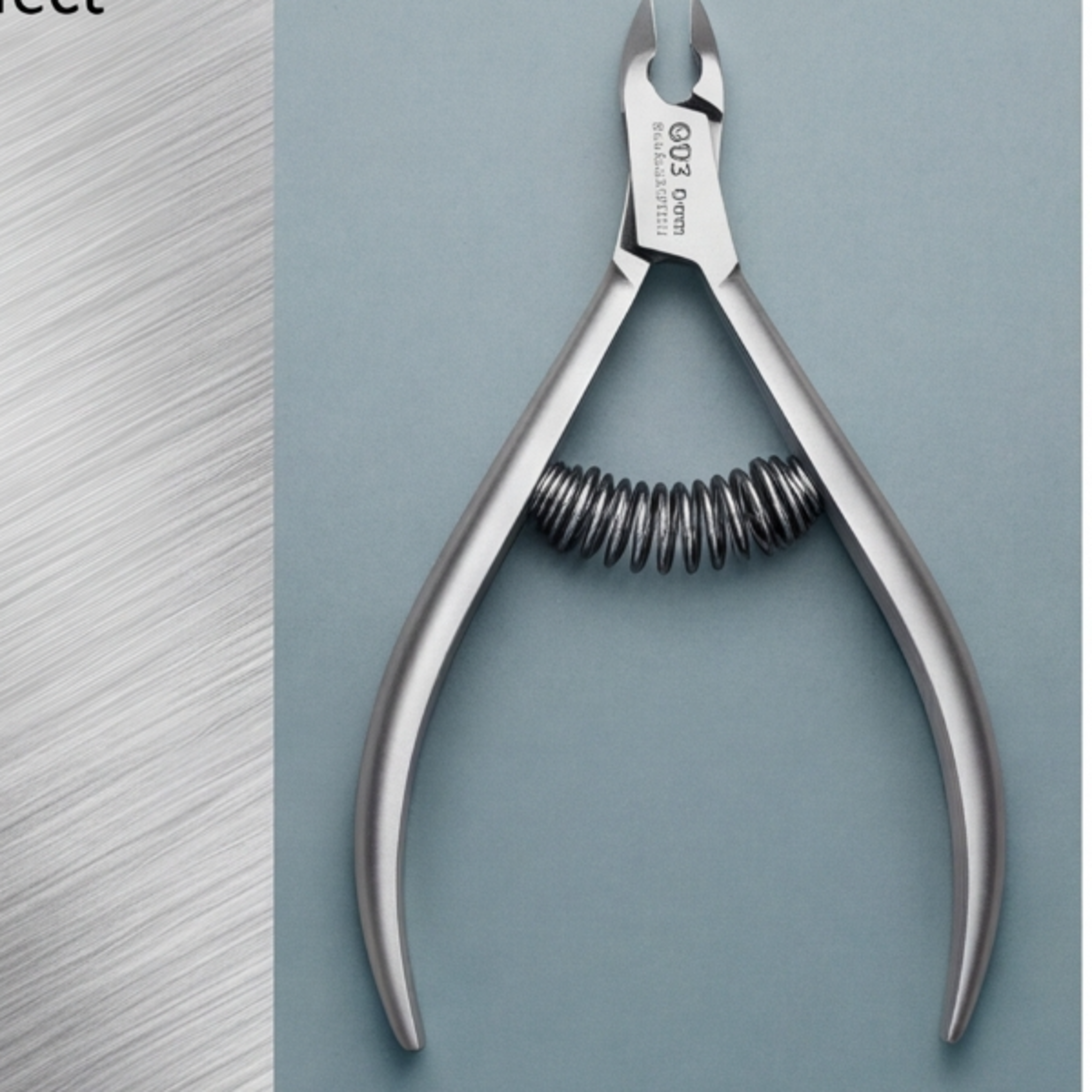 salon grade professional nail & cuticle trimmer clippers sharp stainless steel double spring pedicure tools