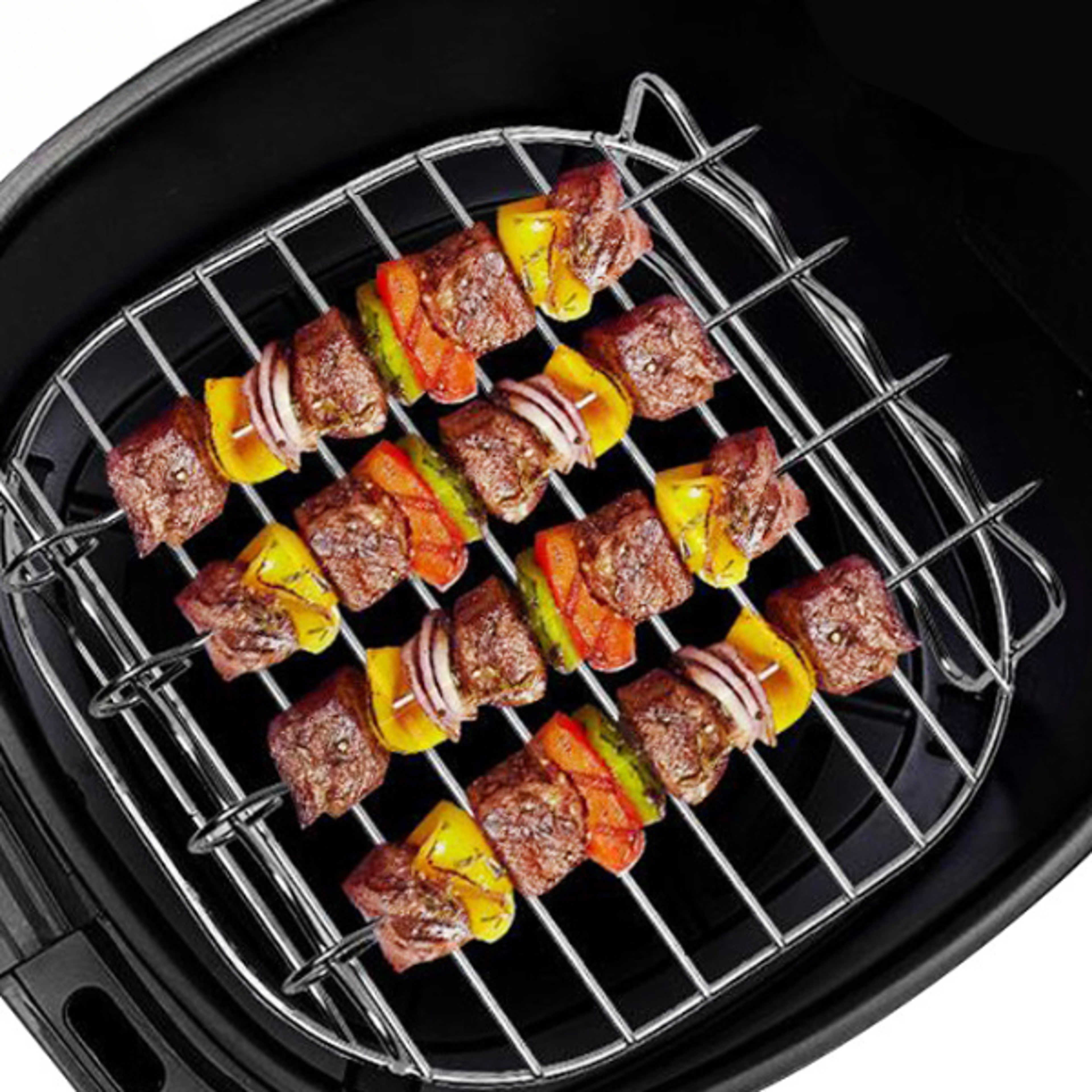 air fryer bbq skewer rack set stainless steel barbecue grill stands