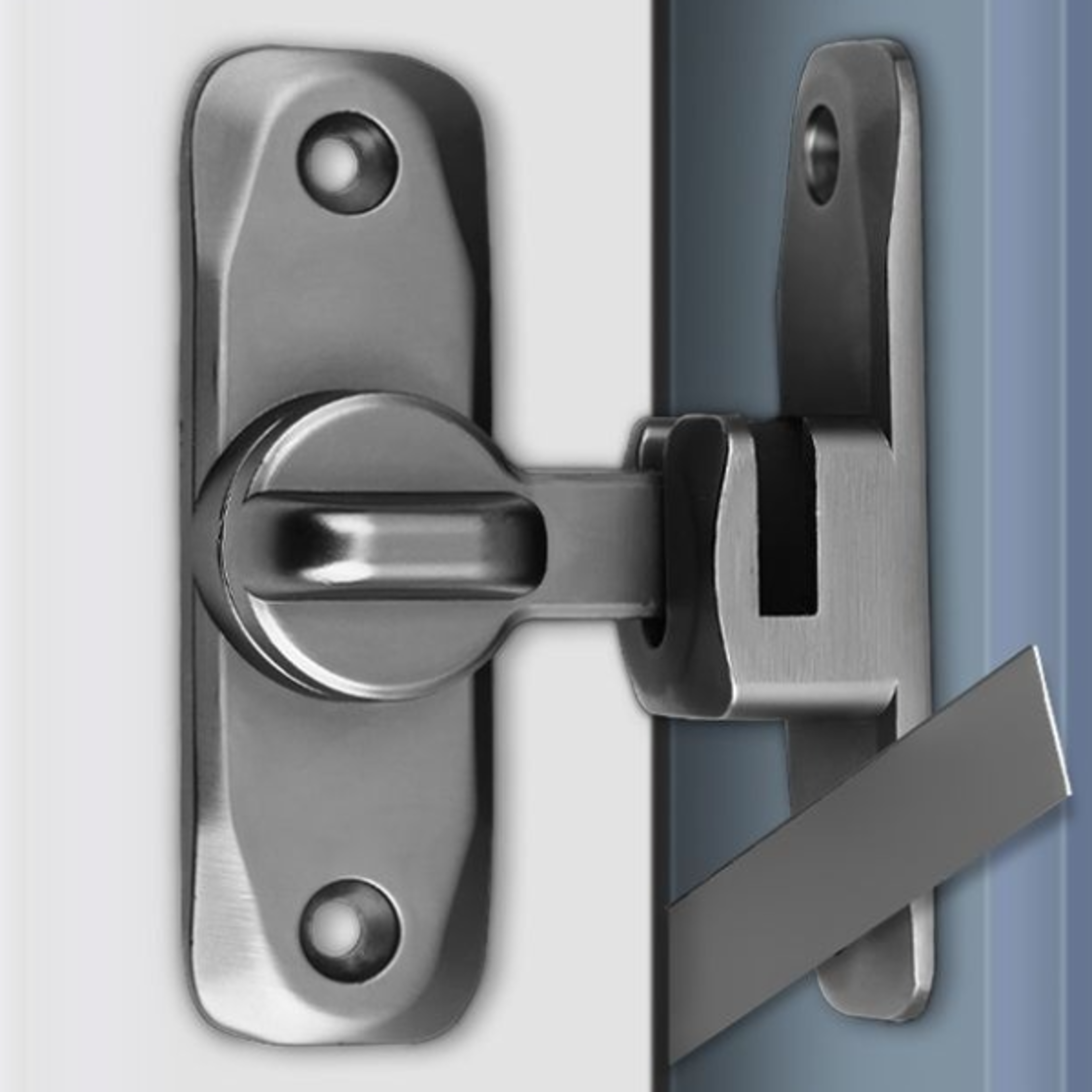 premium flip door lock heavy duty sliding door security latch with anti theft zinc alloy door bolt