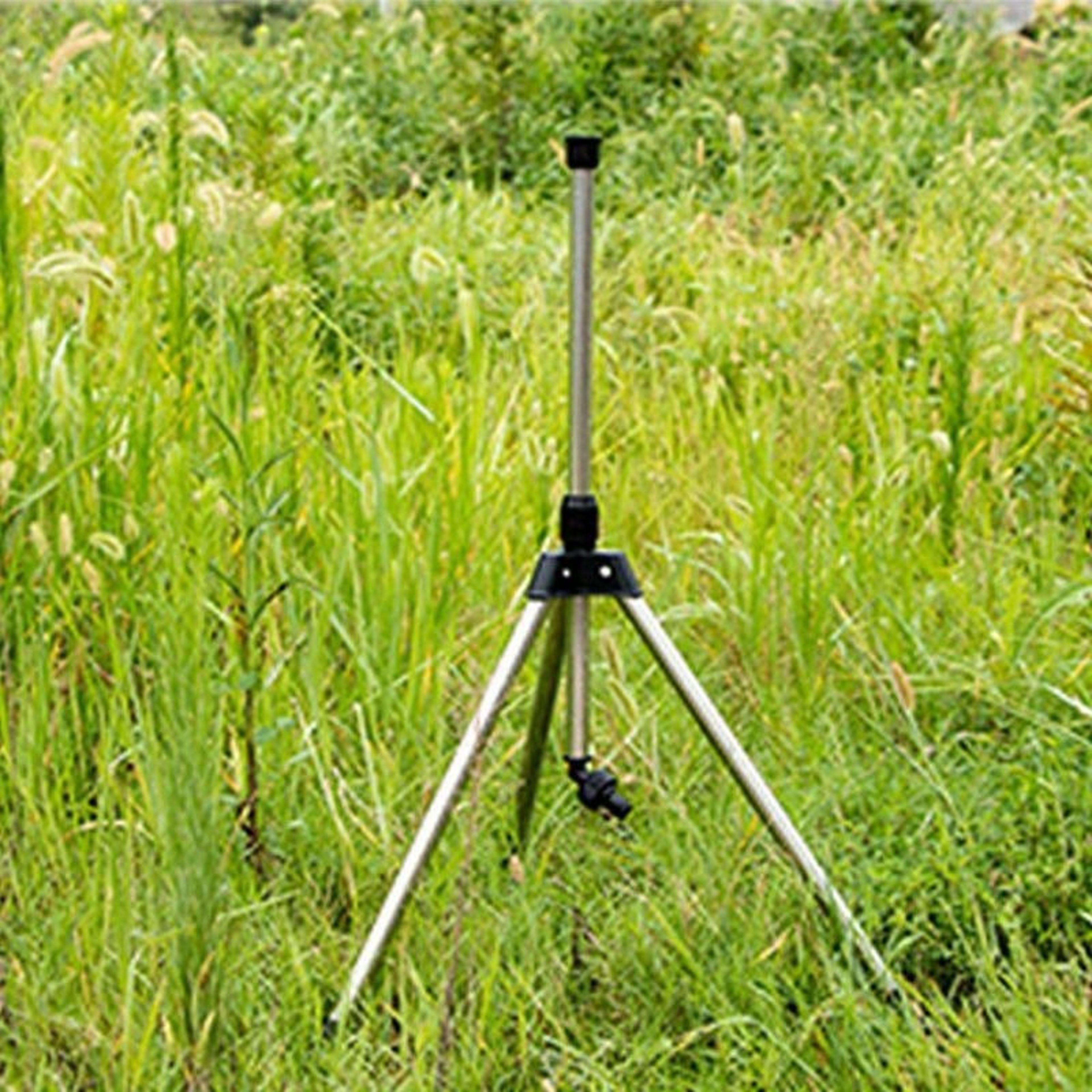 Premium Rotary Irrigation Tripod Sprinkler Adjustable Garden Lawn Watering System 3