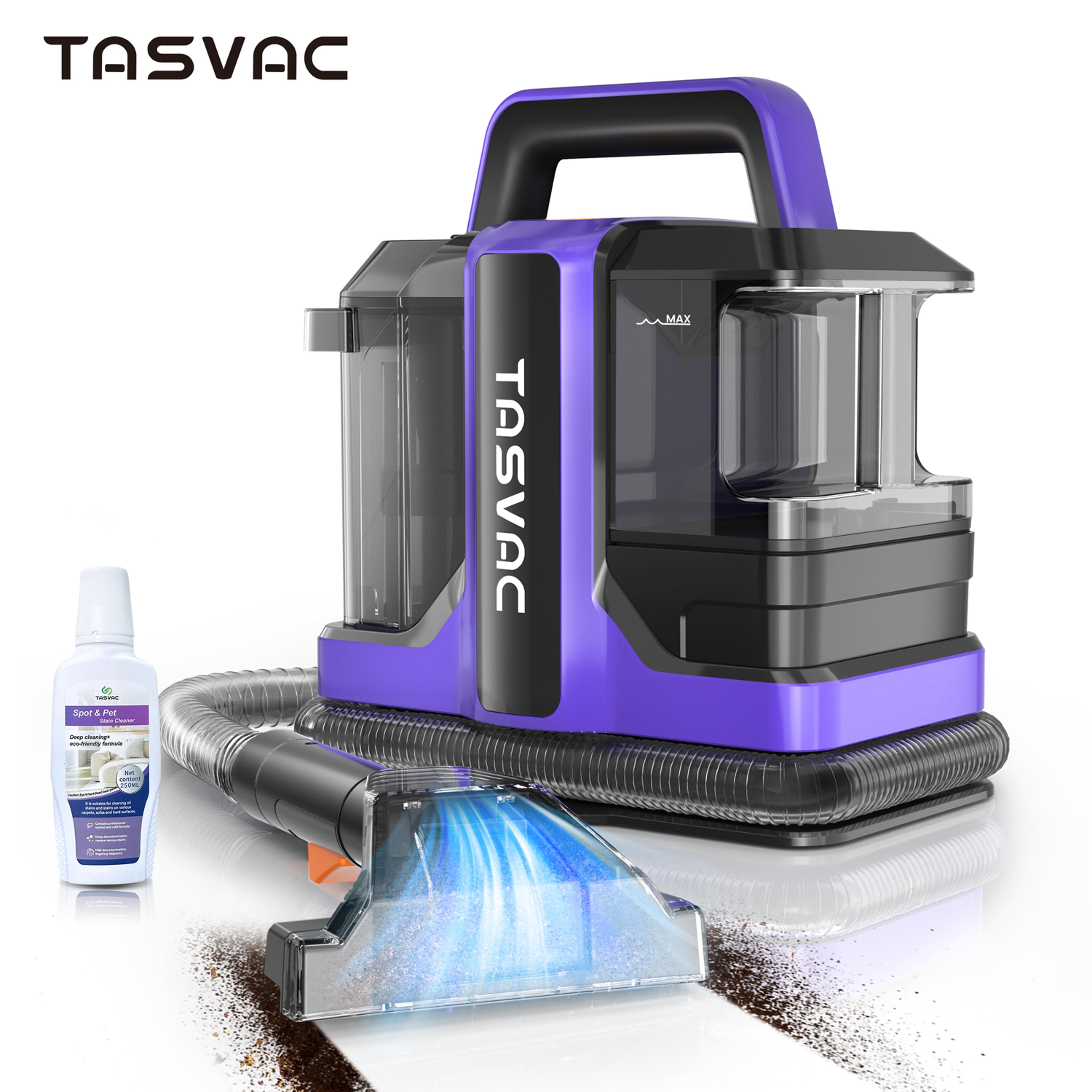 tasvac c7 portable carpet, upholstery cleaner machine for pet stains, stairs, couches, area rugs & car seats
