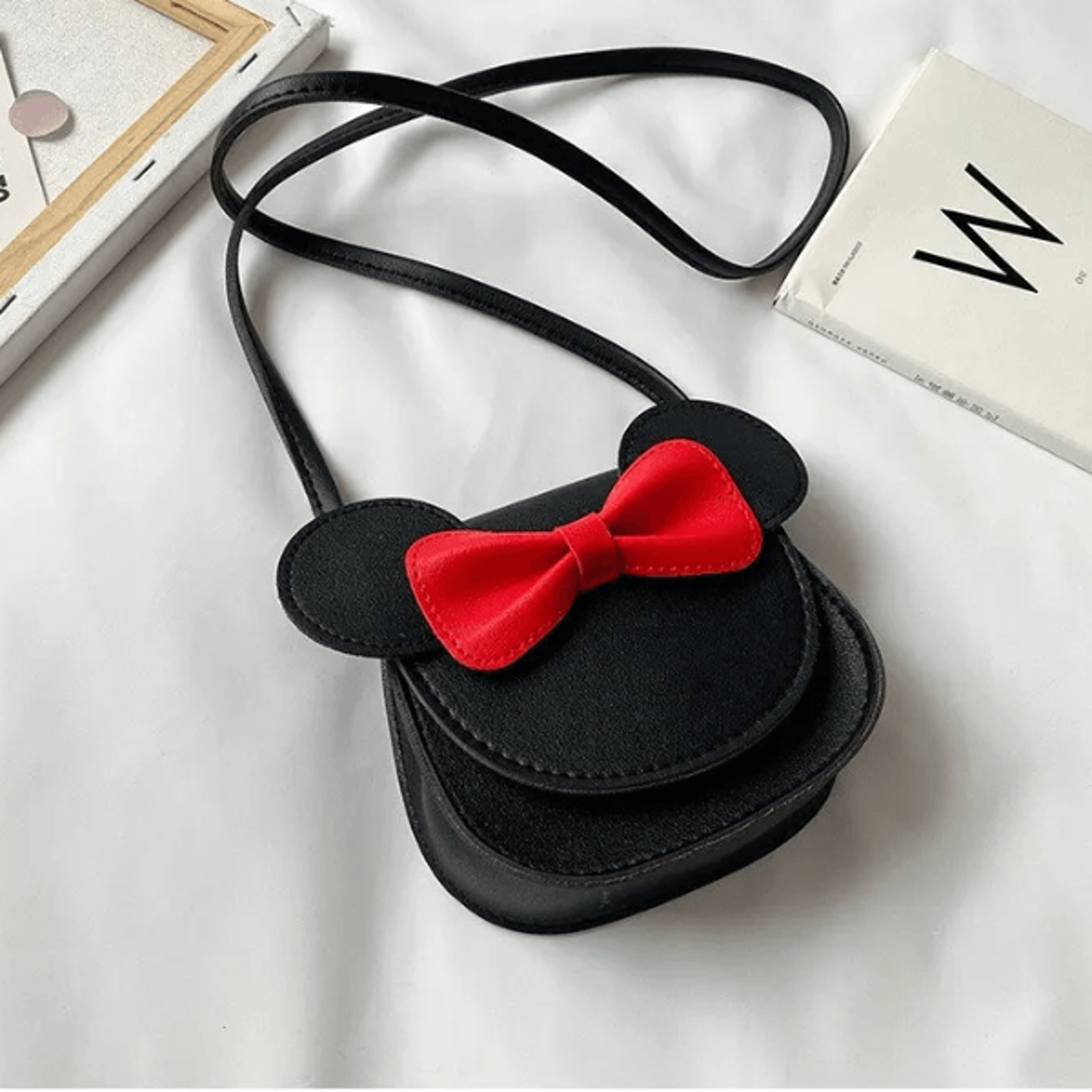 Cute Mouse Mini Shoulder Bag for Girls Disney Cartoon Messenger Bag  Fashion Small Crossbody Bag