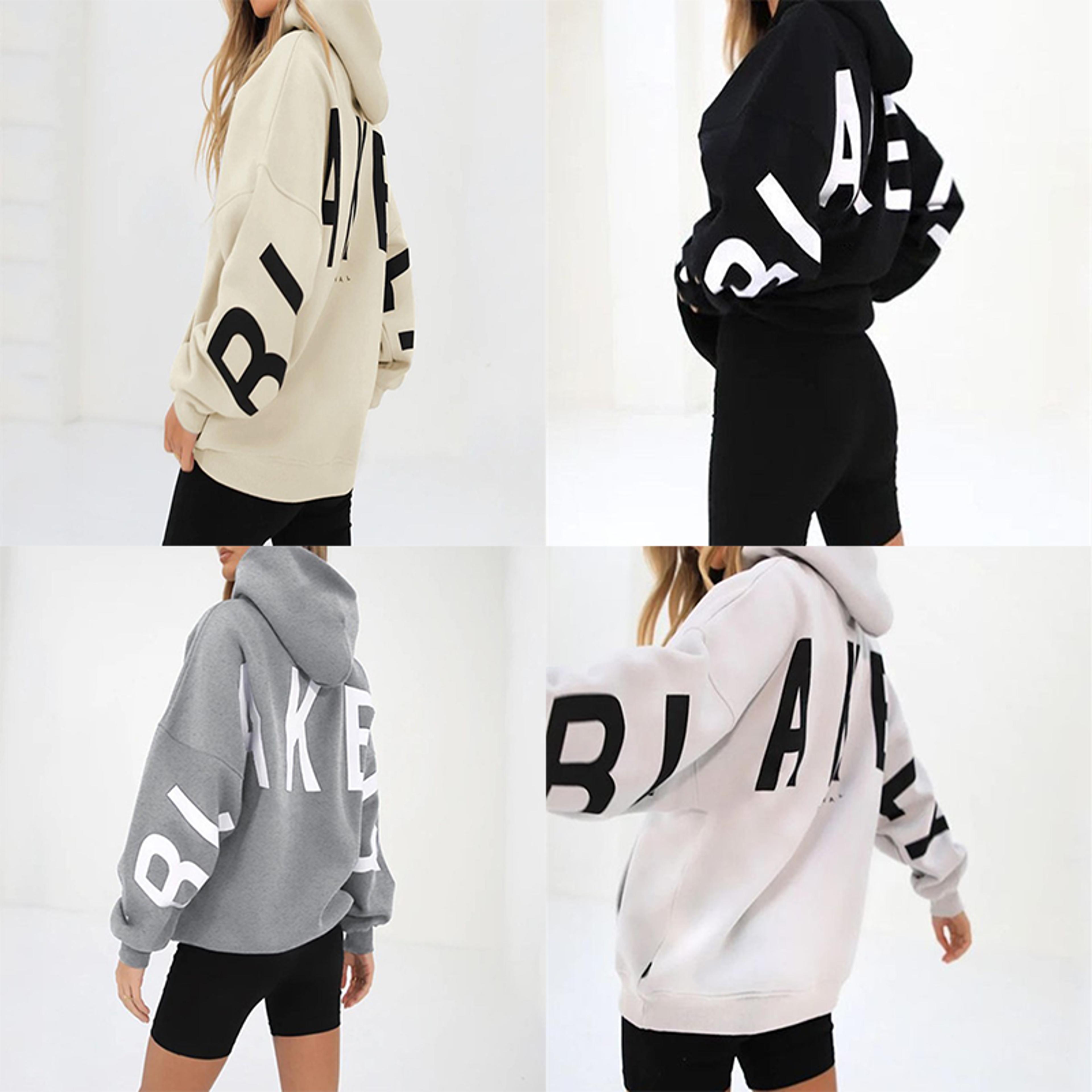 autumn winter fashion hoodie, women's printed top, loose casual long sleeve, high quality thickened versatile wears