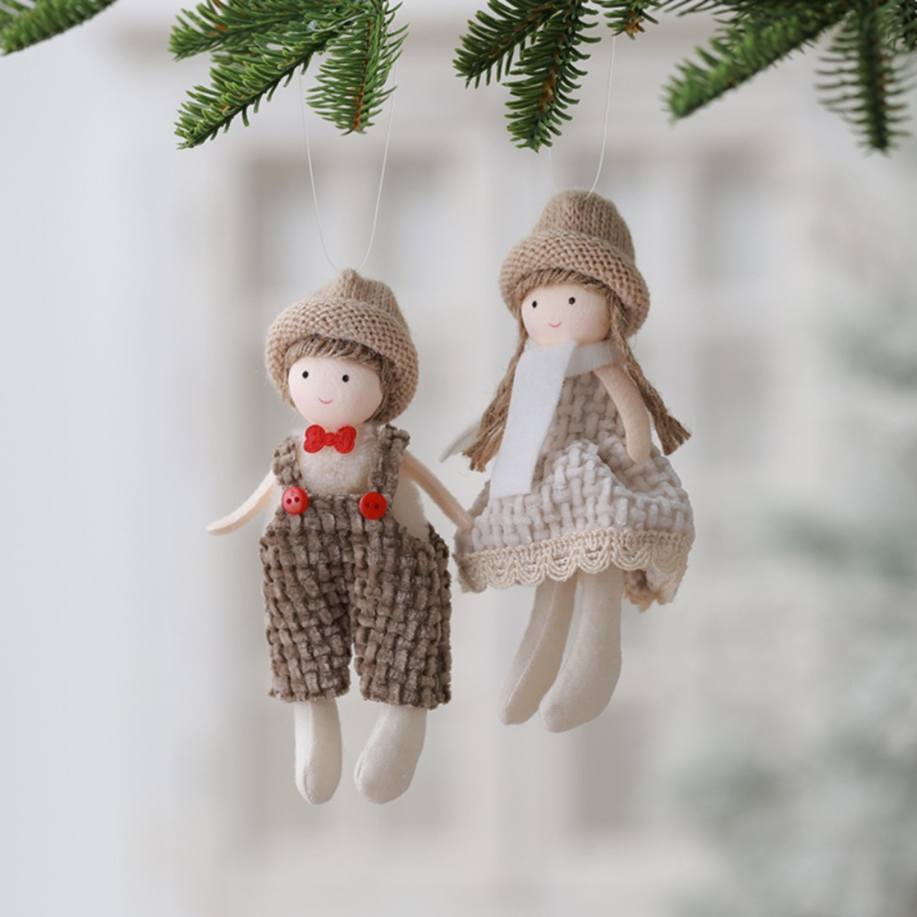 Christmas Plush Angel Doll Pendant Lovely Boys Girls Tree Hanging Decoration Cute Merry Christmas P 4