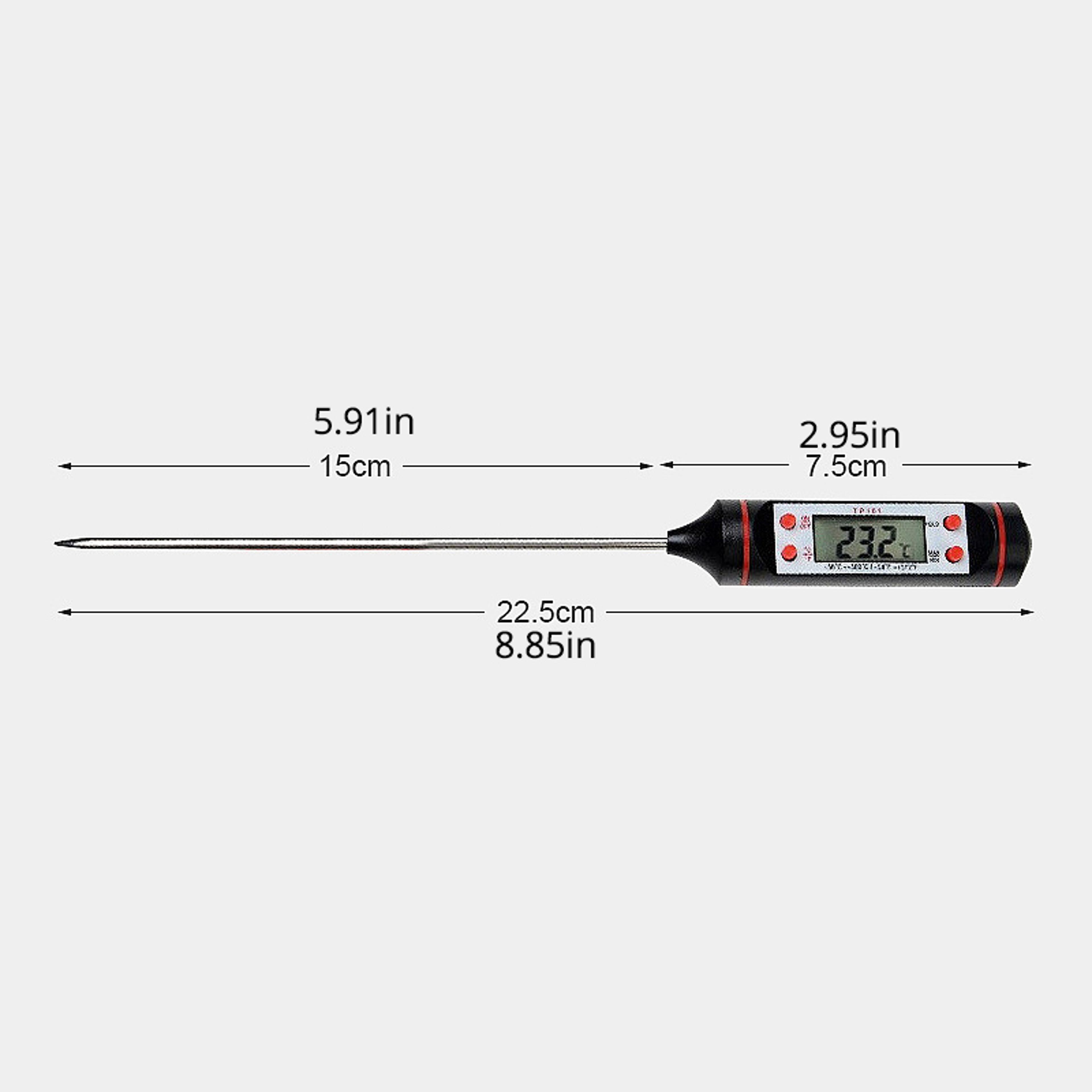 Instant Read Digital Thermometer Professional Cooking Thermometer With Backlit Display For BBQ Cand 5