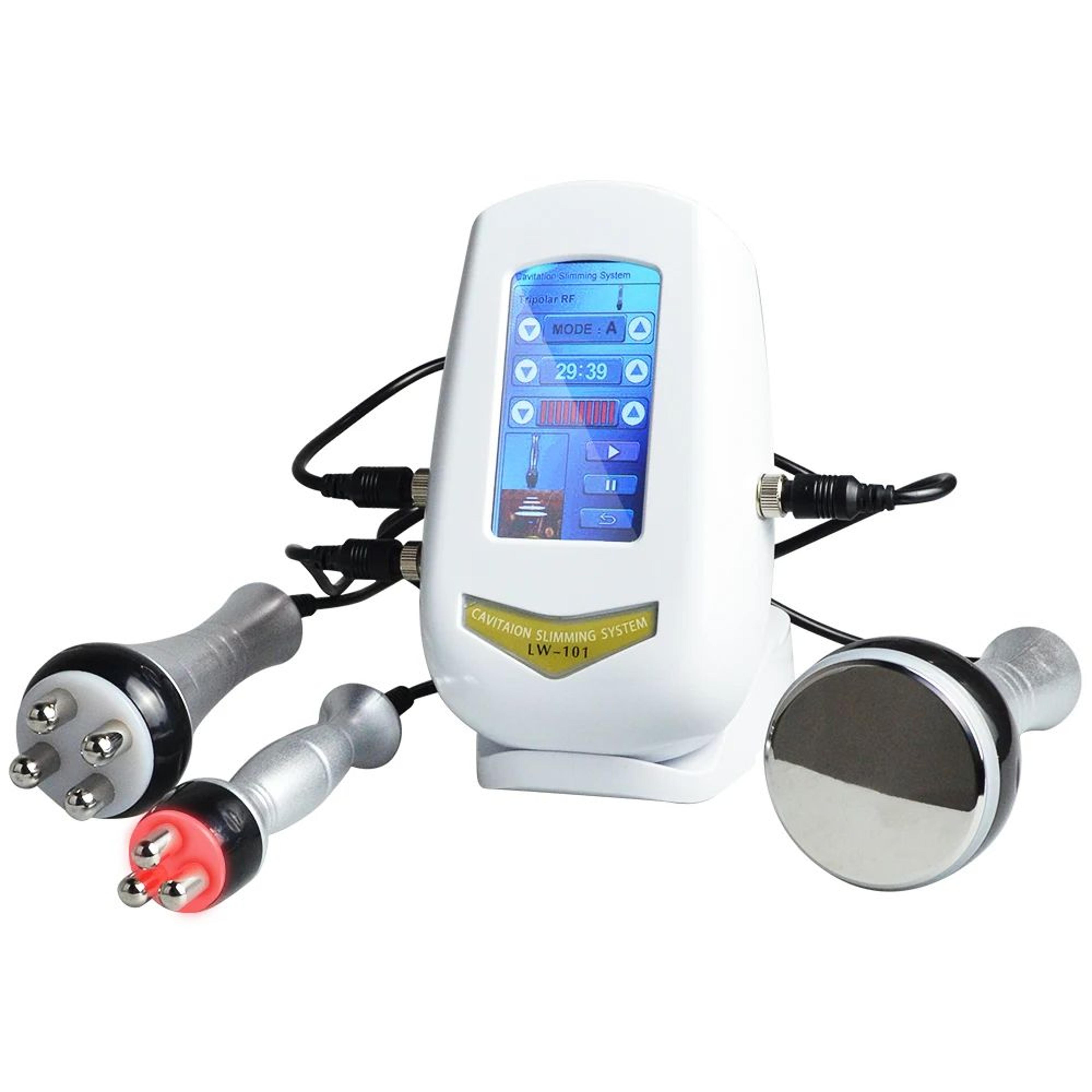 3-in-1 beauty body slimming massager, cavitation machine for face & body tightening, lifting, and spa skincare