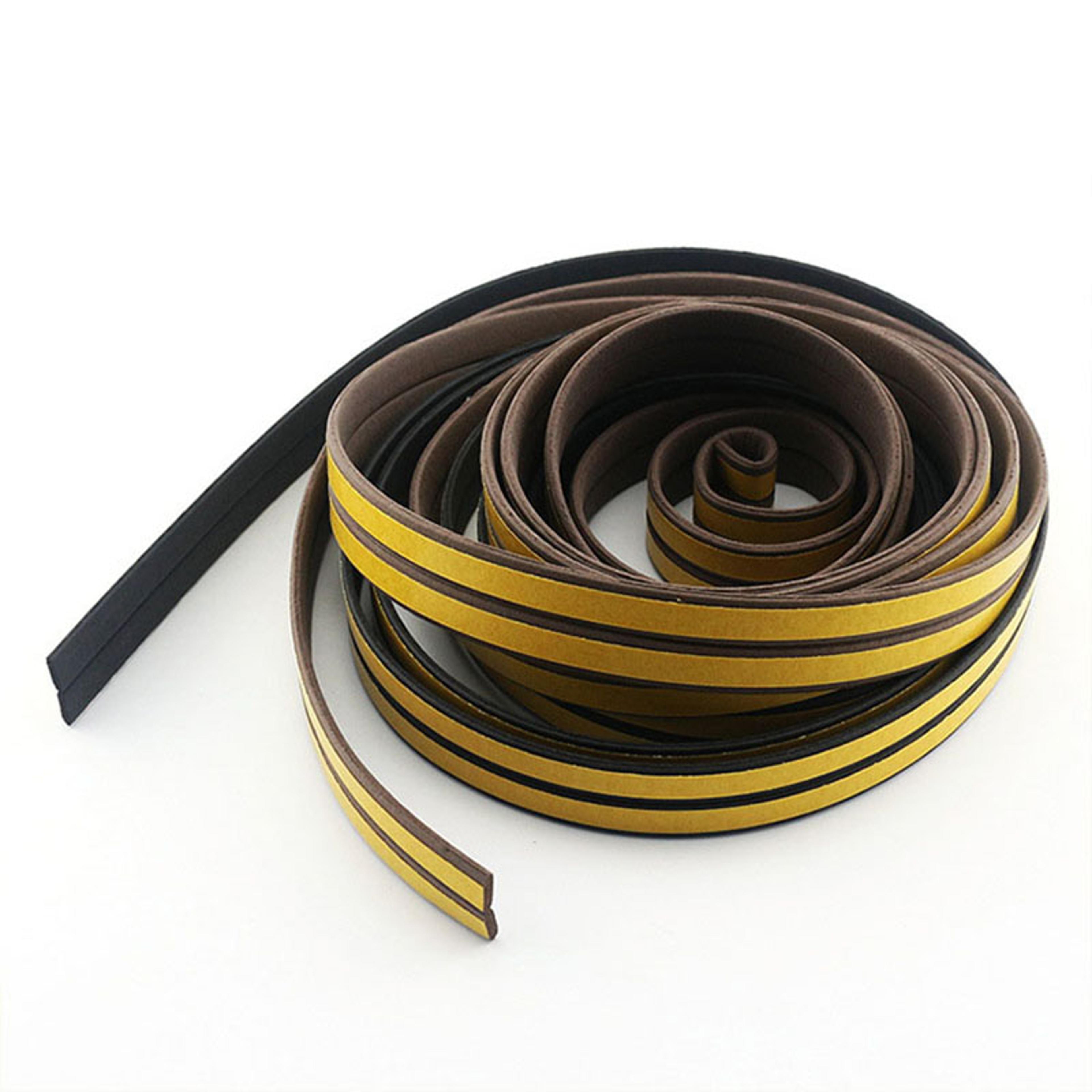 Title DIPE SelfAdhesive Door  Window Sealing Strip AntiCollision Rubber Foam Sound Insulation fo