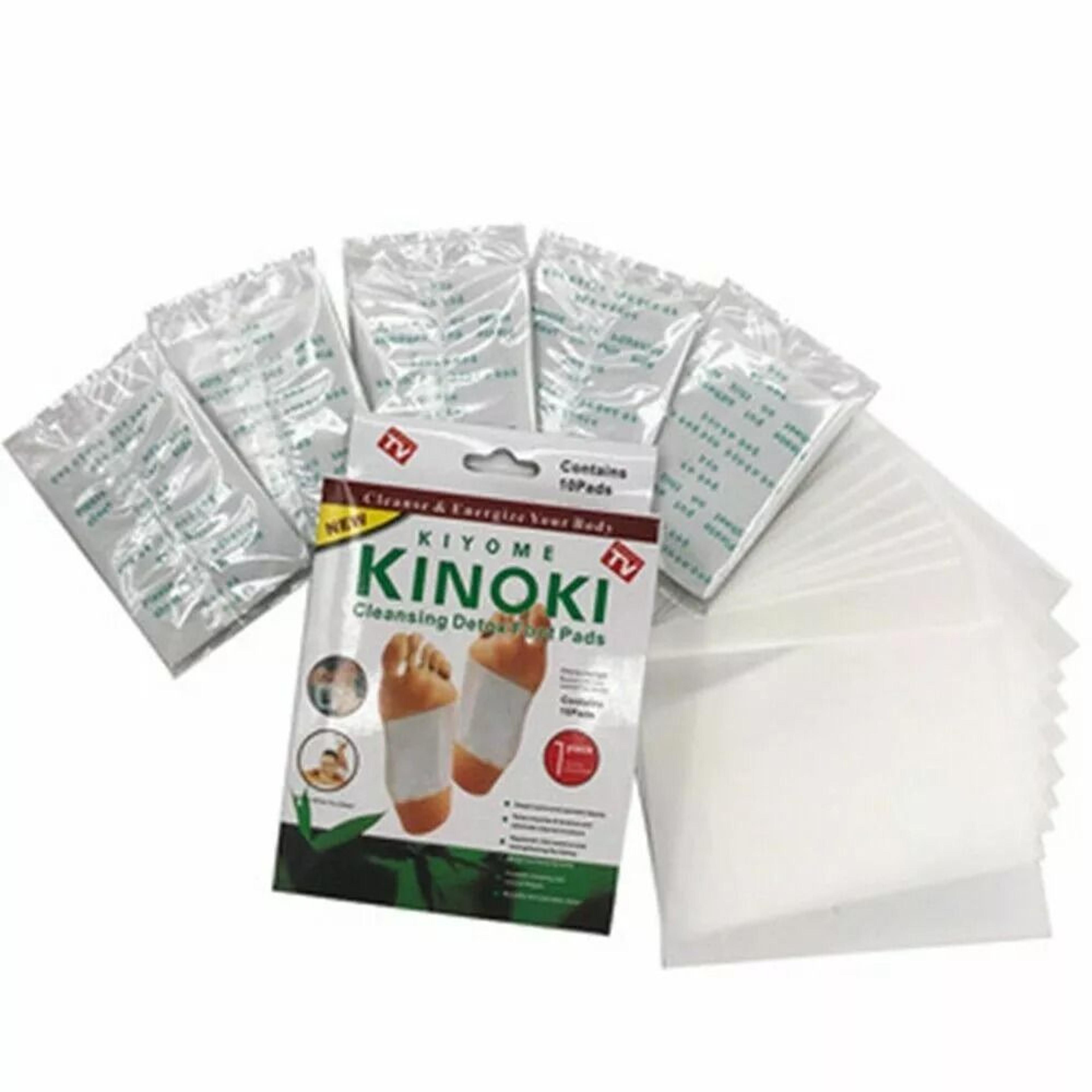 10 cleansing detox foot pads – herbal organic patches for pain relief & toxin removal