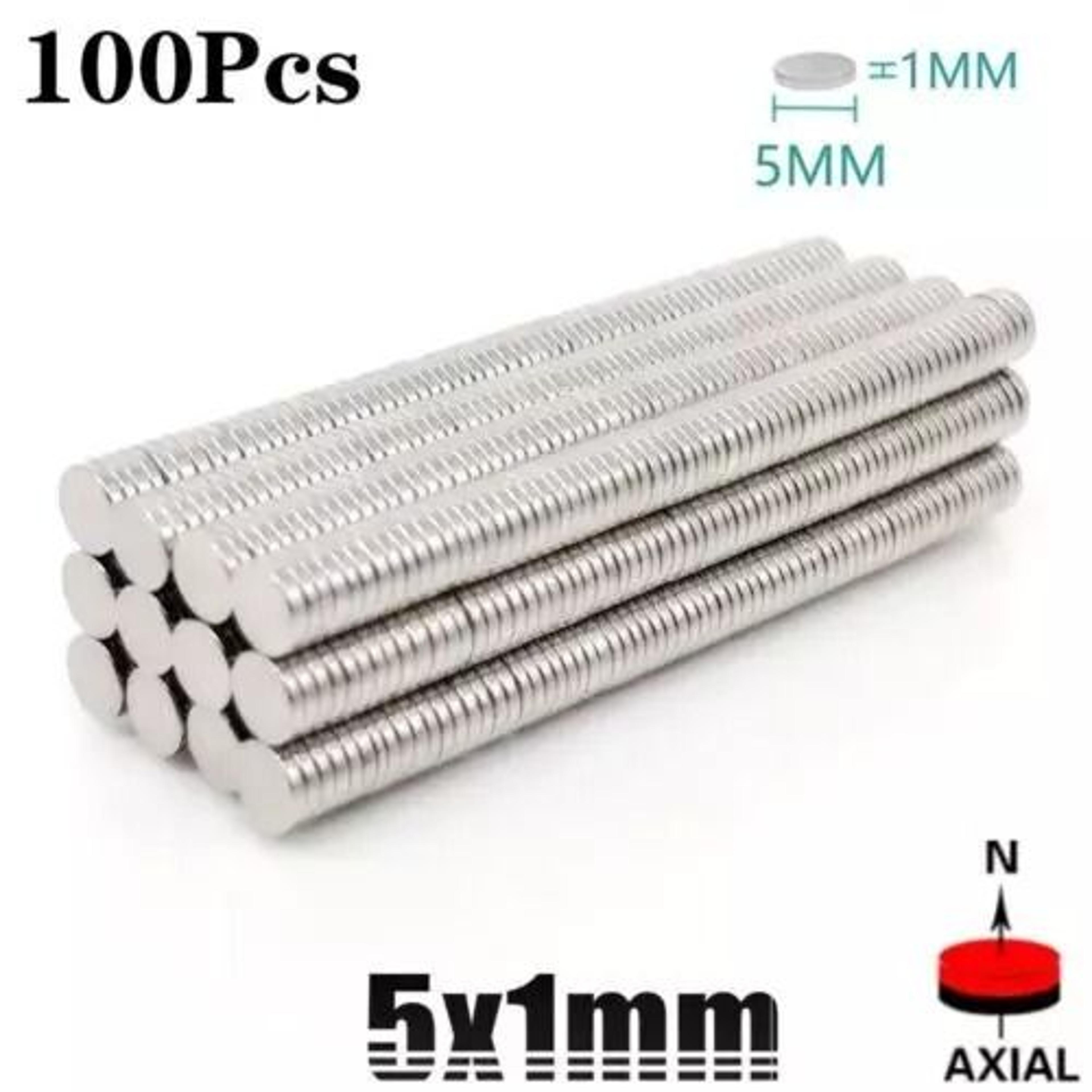 100pcs neodymium magnets round disc n35 super strong rare earth magnets perfect for diy, crafts & science projects