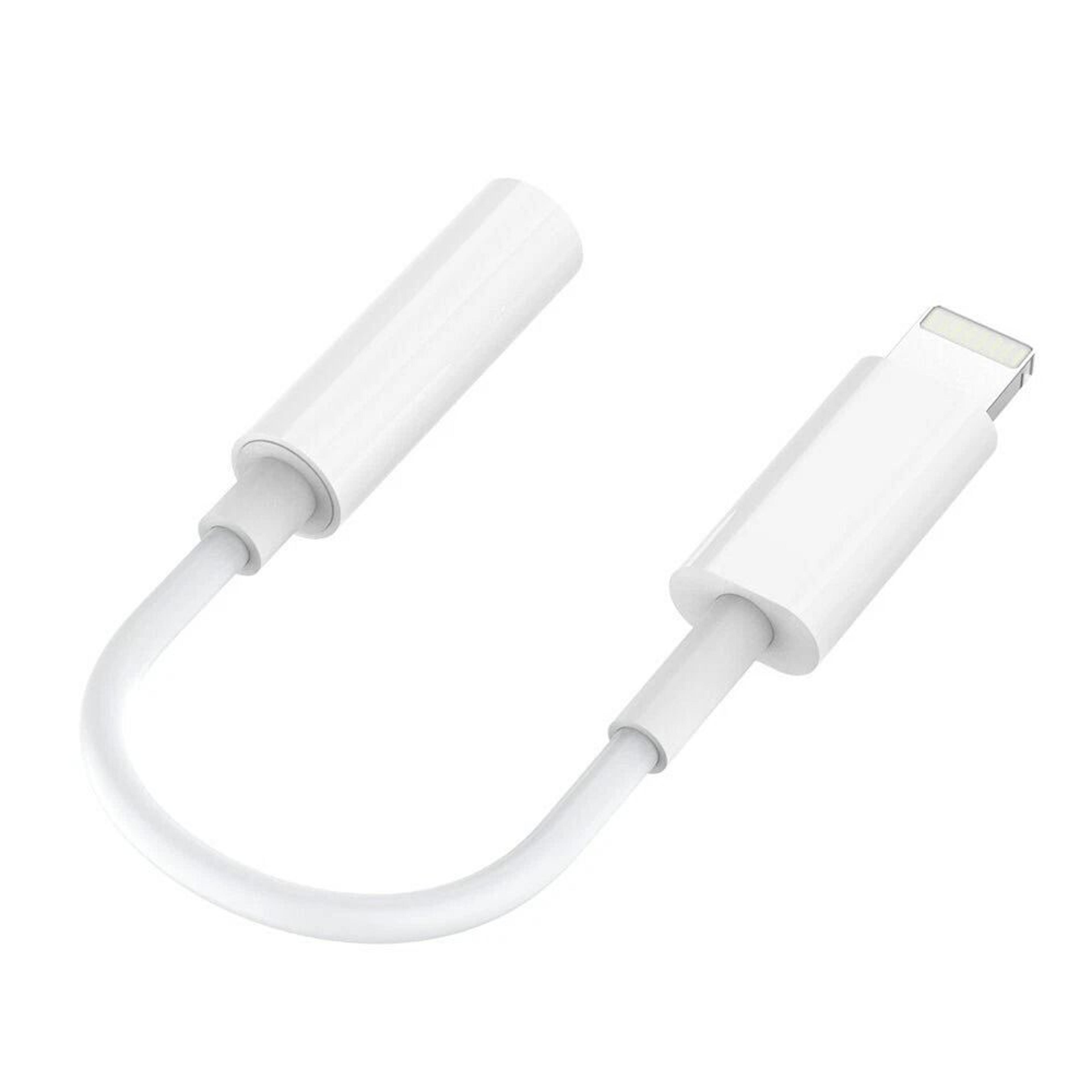 lightning to 3.5mm headphone adapter for iphone, aux audio dongle cable connector