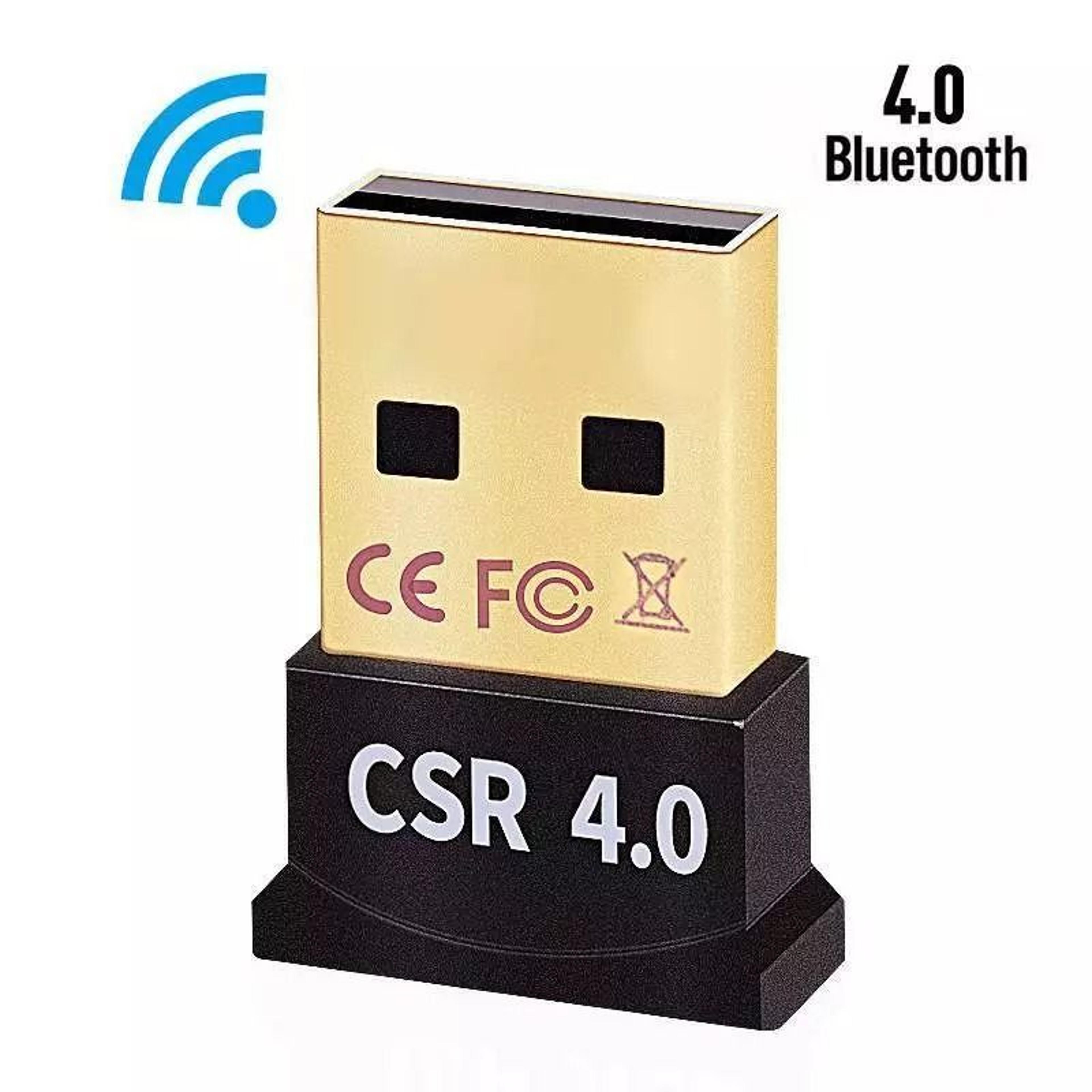 bluetooth usb 4.0 dongle adapter, wireless receiver for pc, laptop (windows 10/8/7)