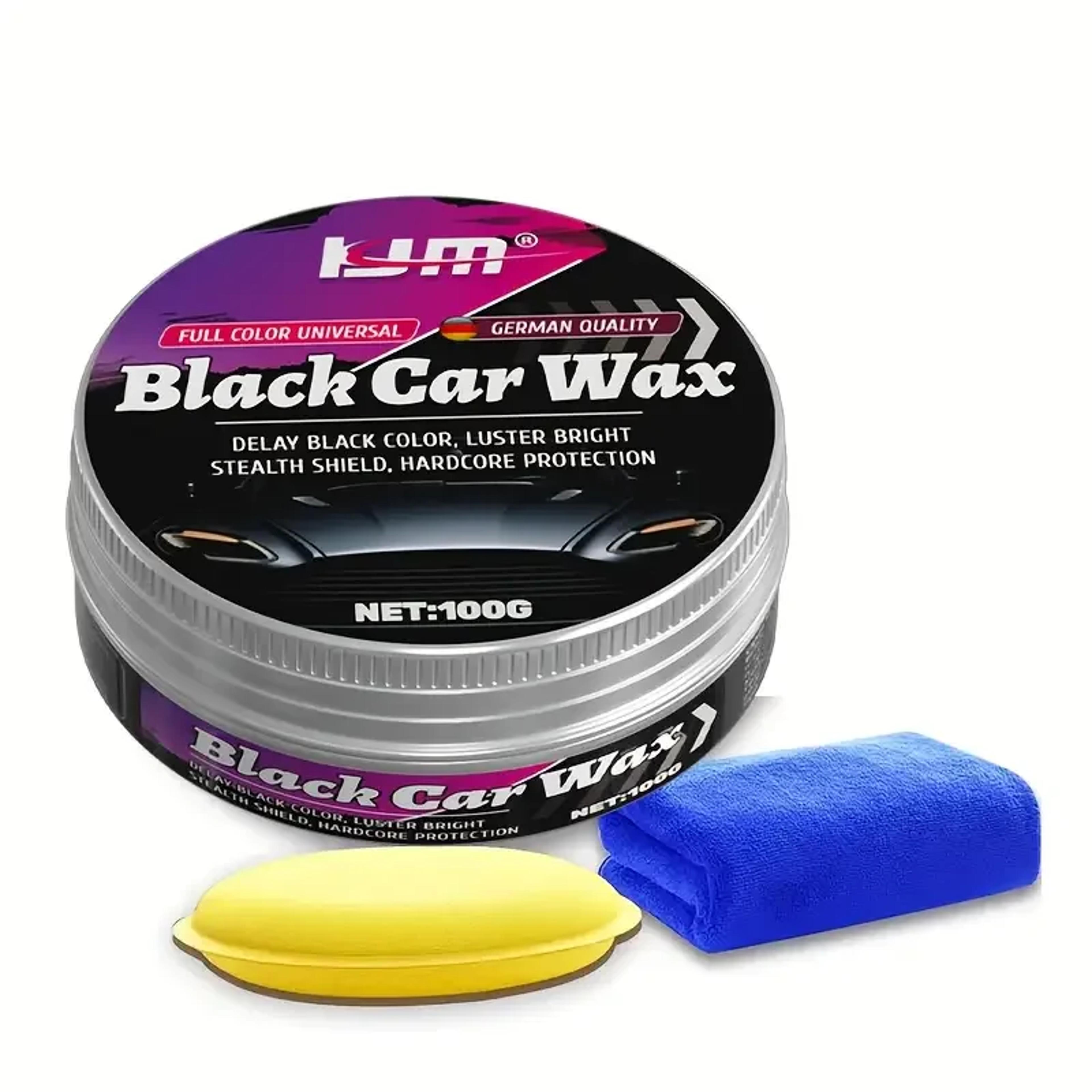 Black Car Crystal Plating Wax Ultimate Mirror Shine  Scratch Repair 6