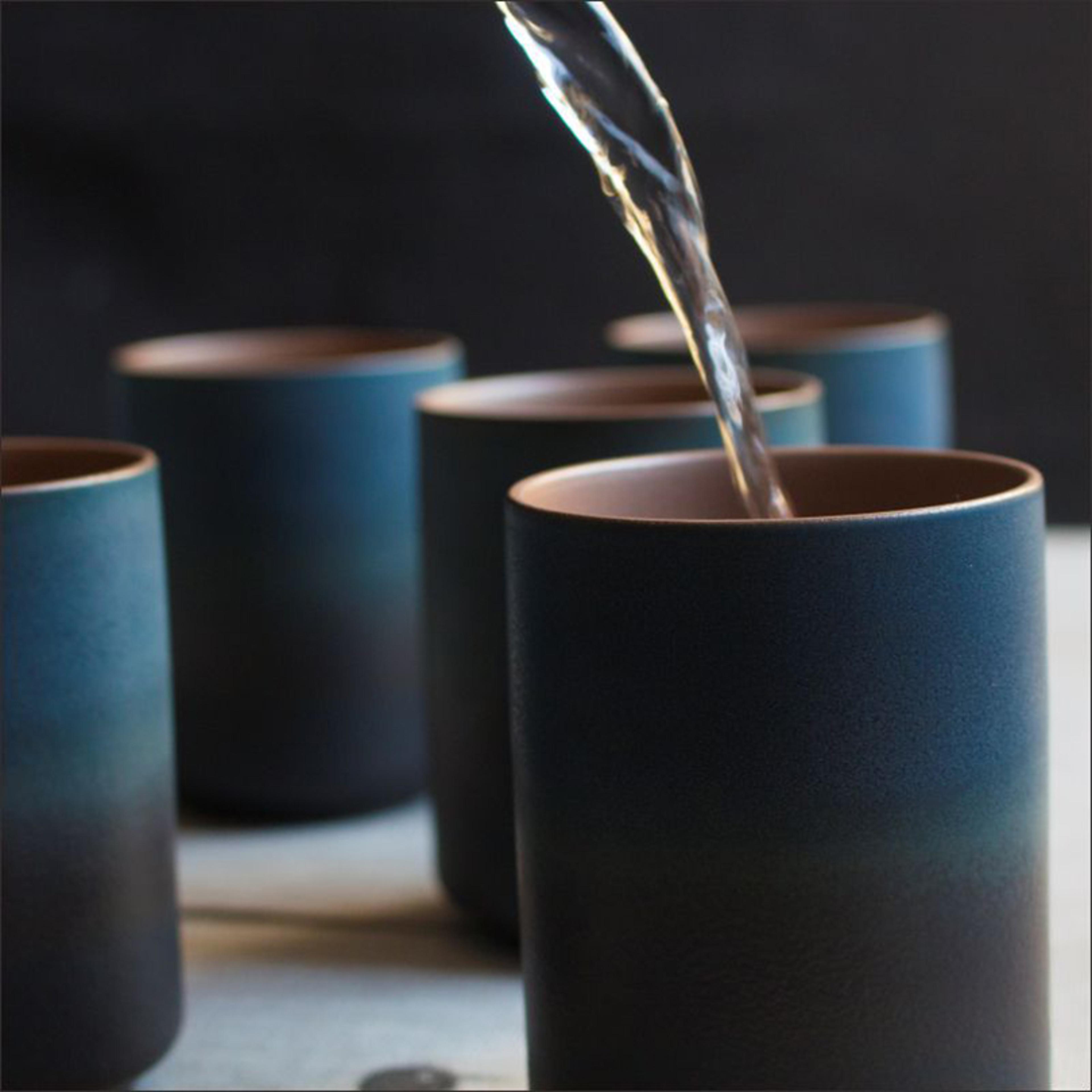 Ceramic Mug Gradient Stoneware Tea Cup 4