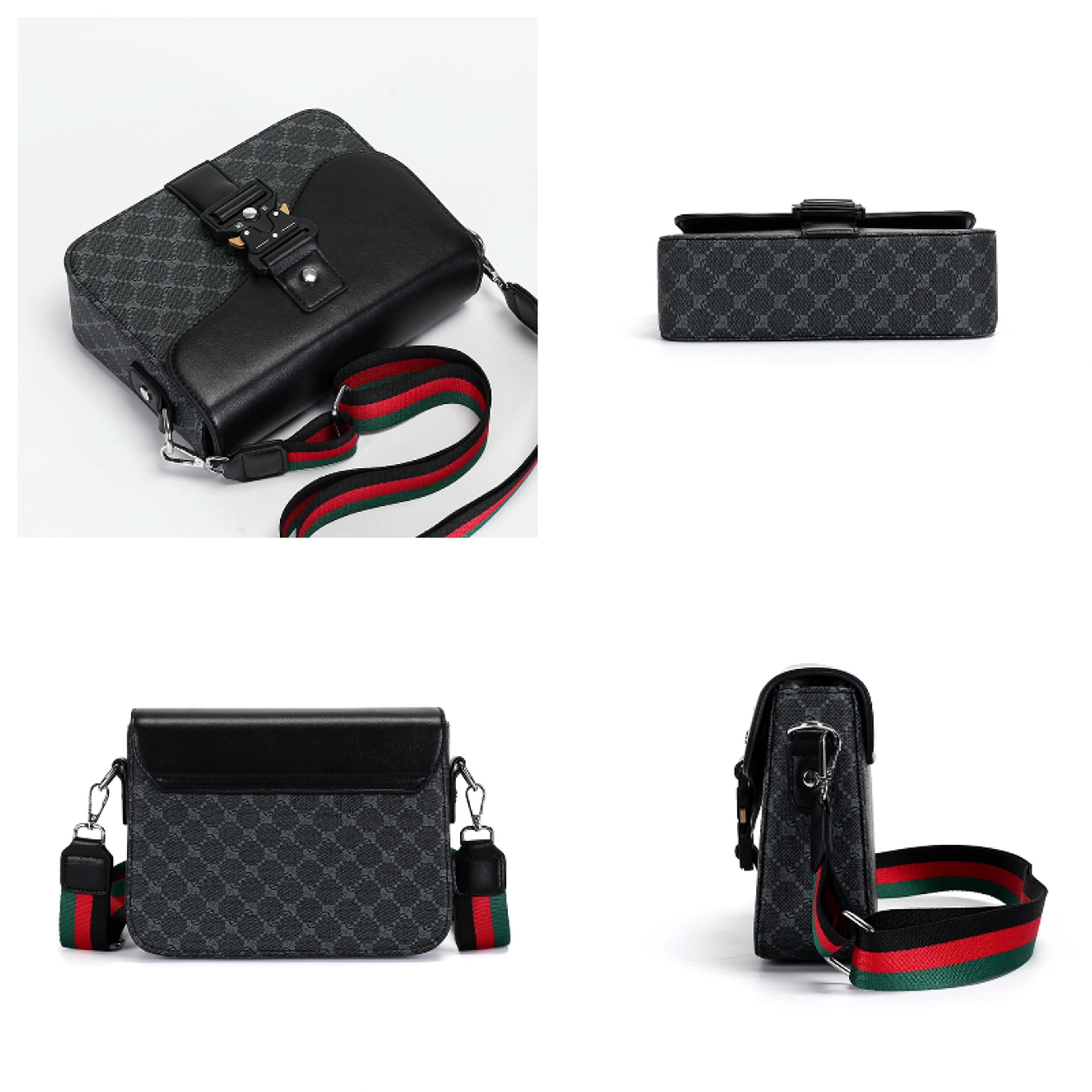 Mens Waterproof Jacquard Crossbody Bag For Business And Daily Commute 3