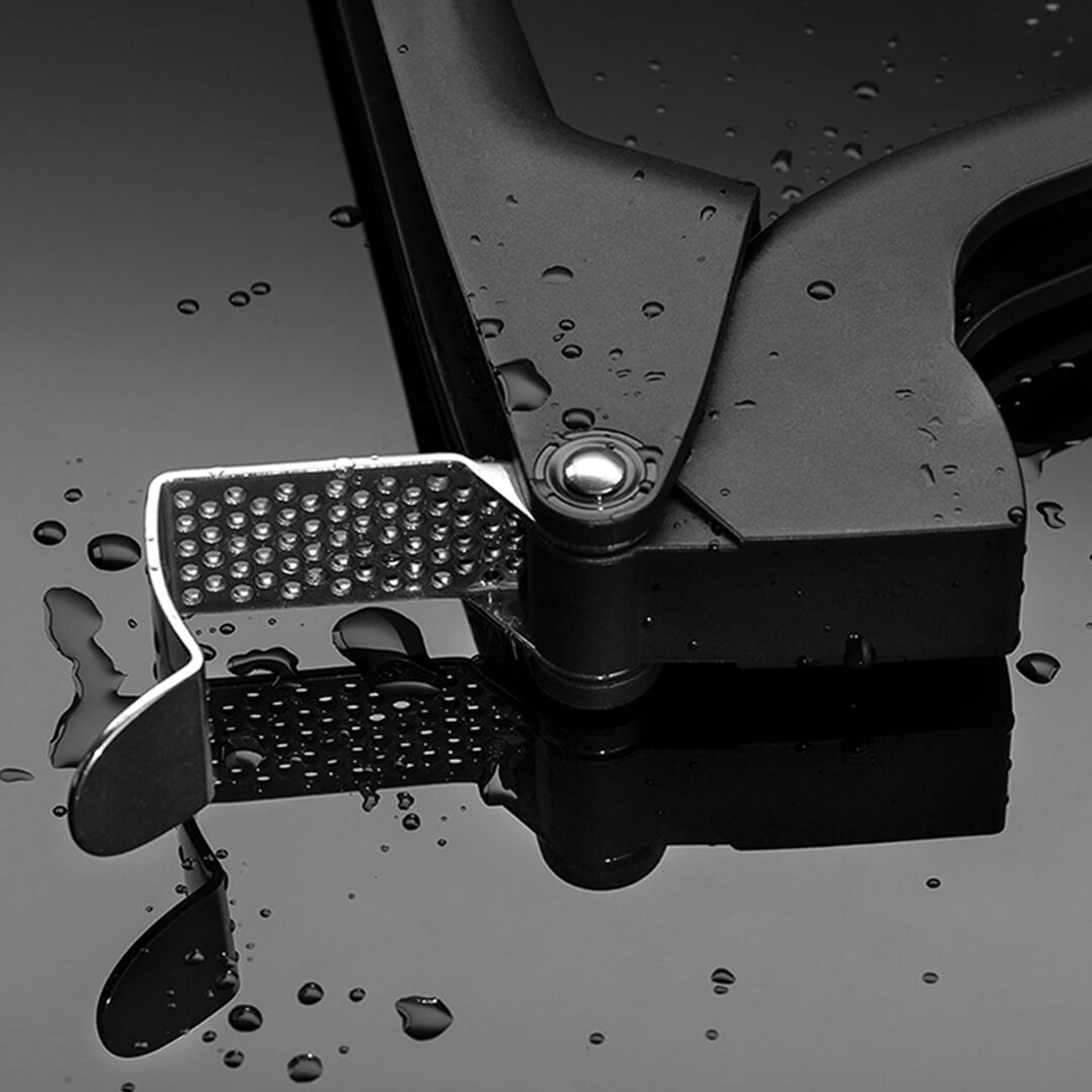 Easy Clean Metal Garlic Press Detachable Garlic Mincer Crusher 4