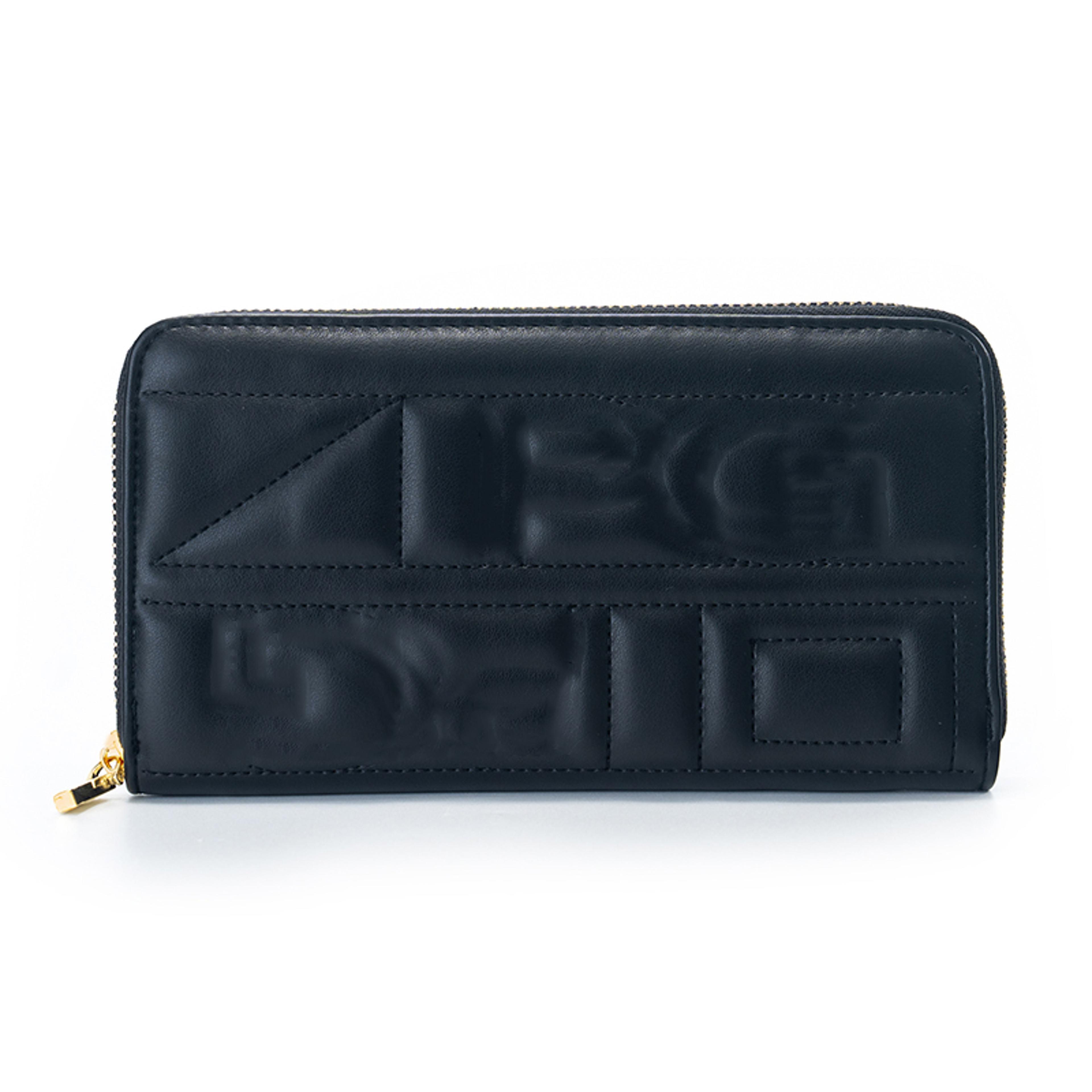 Womens Compact Wallet Card Bag With Letter Print 2