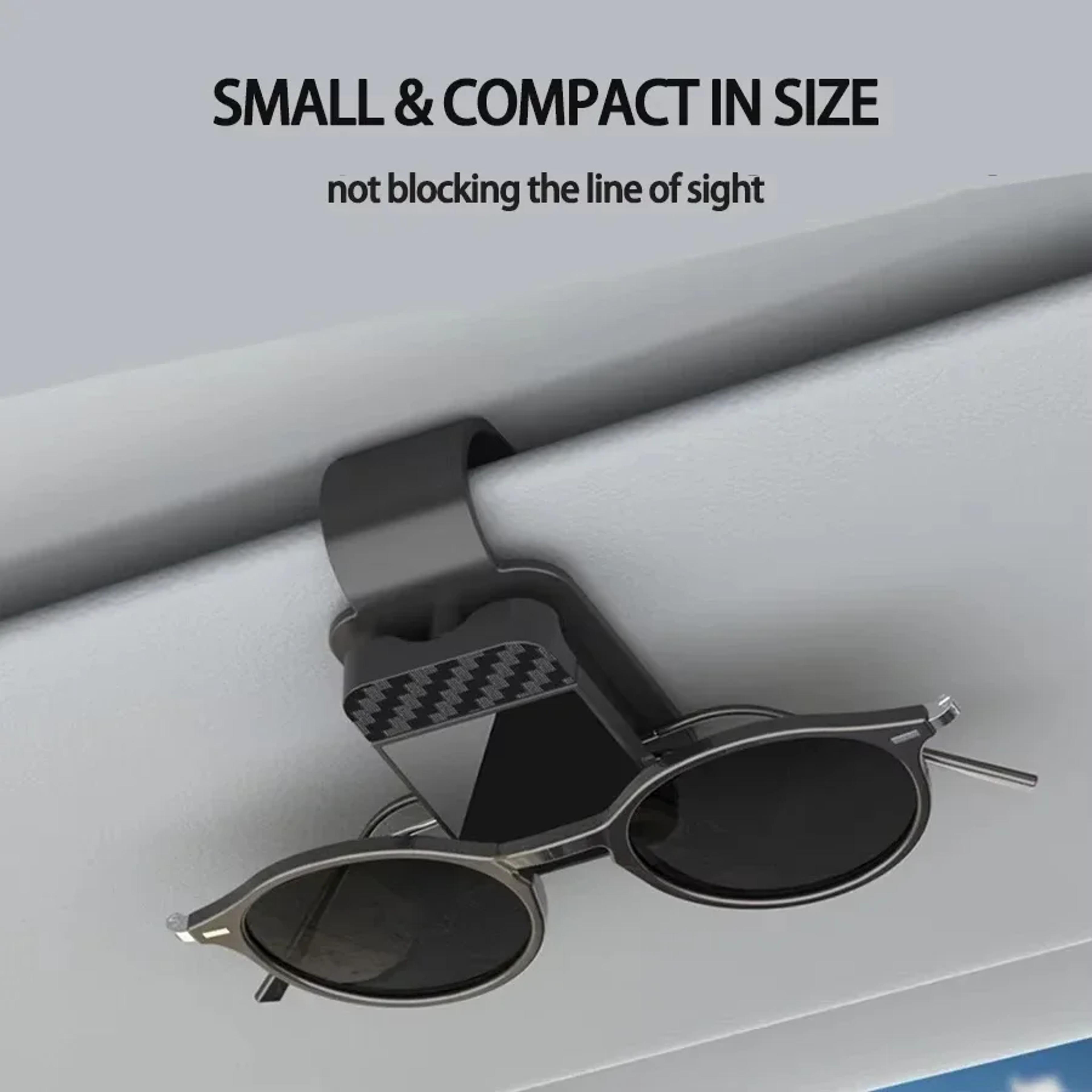 Car Sunglasses Holder Sun Visor Organizer Clip For Glasses Cards And Tickets 1