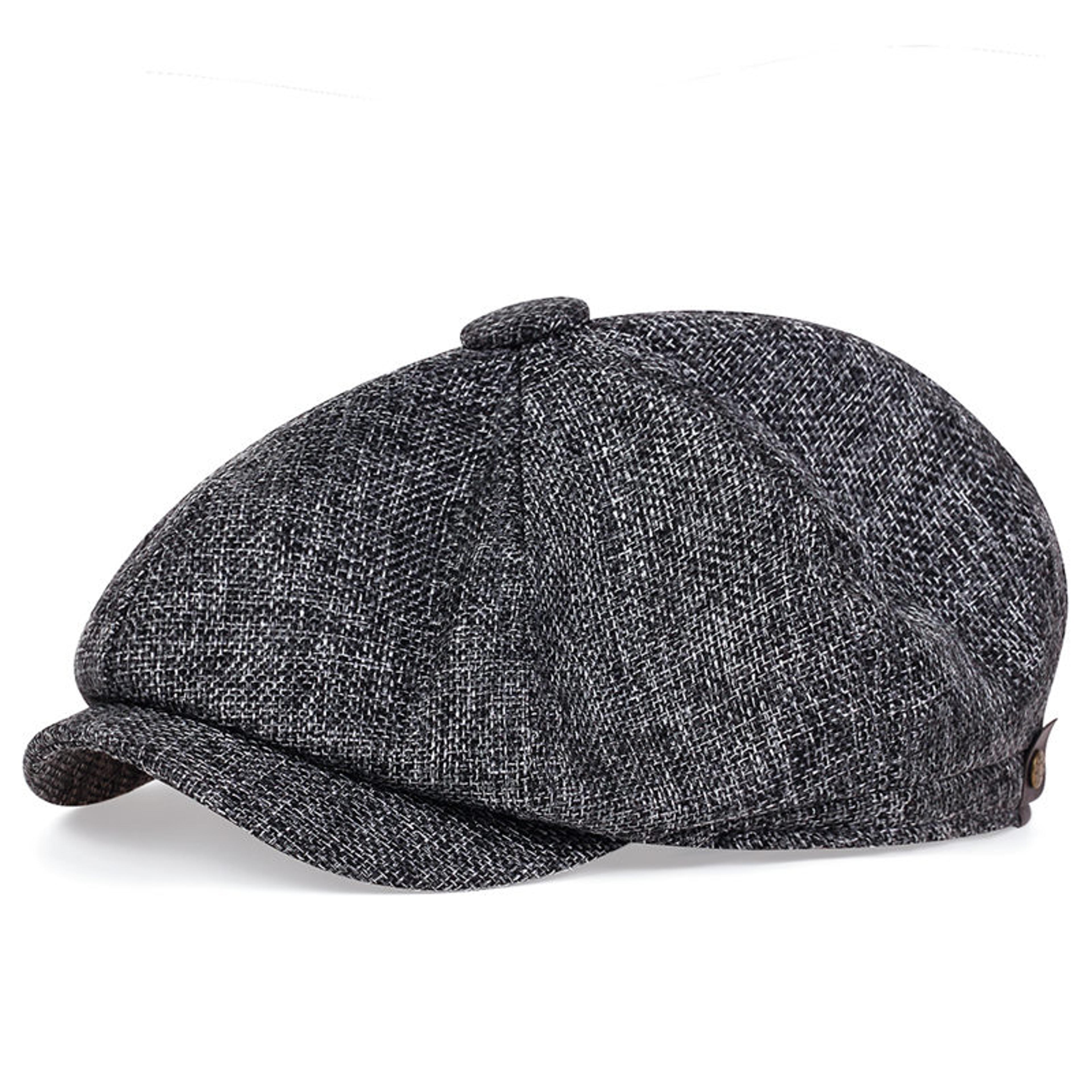Mens Lightweight Newsboy Cap Retro Summer Beret Hat 8