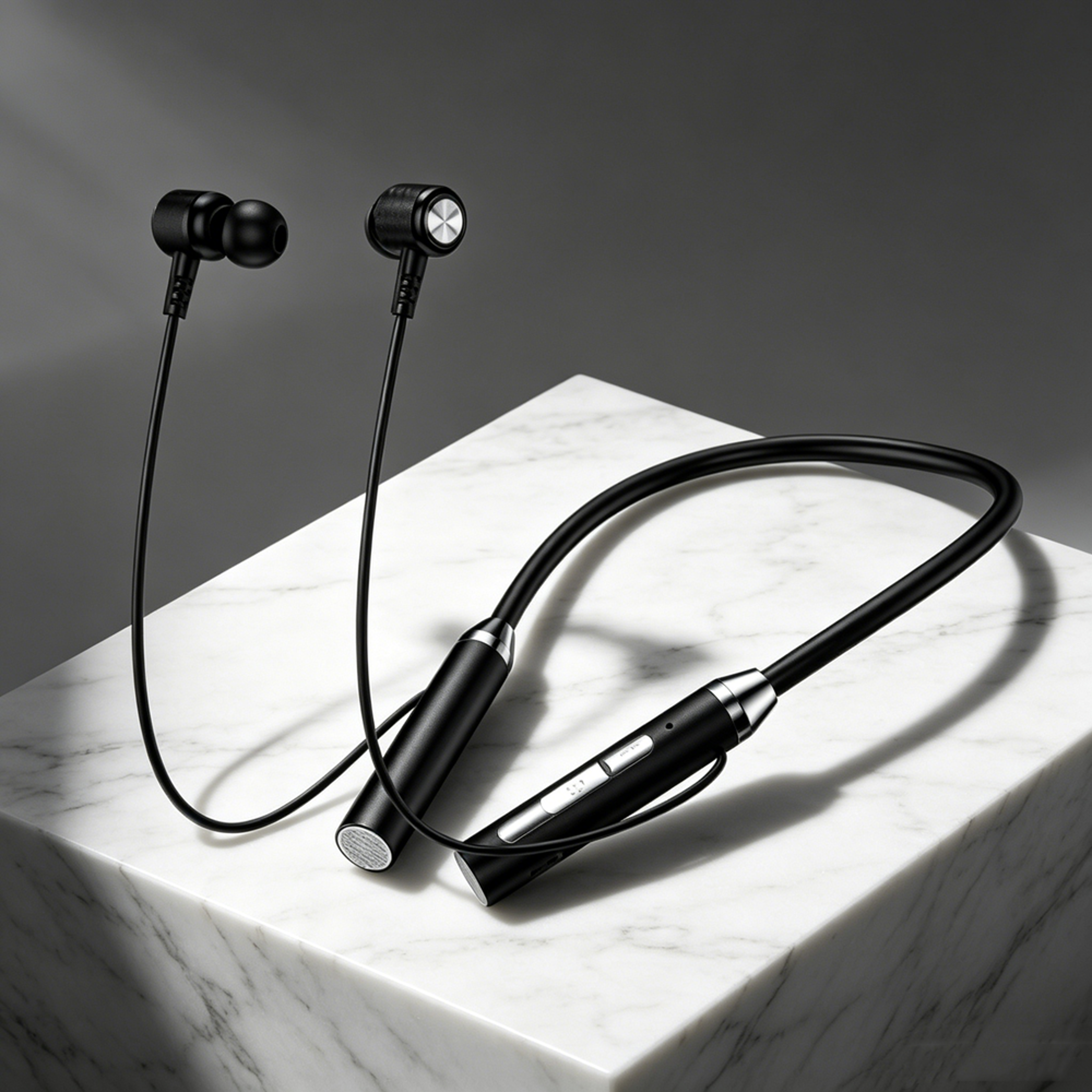 premium sports bluetooth neckband headset with microphone long playtime wireless bluetooth headset