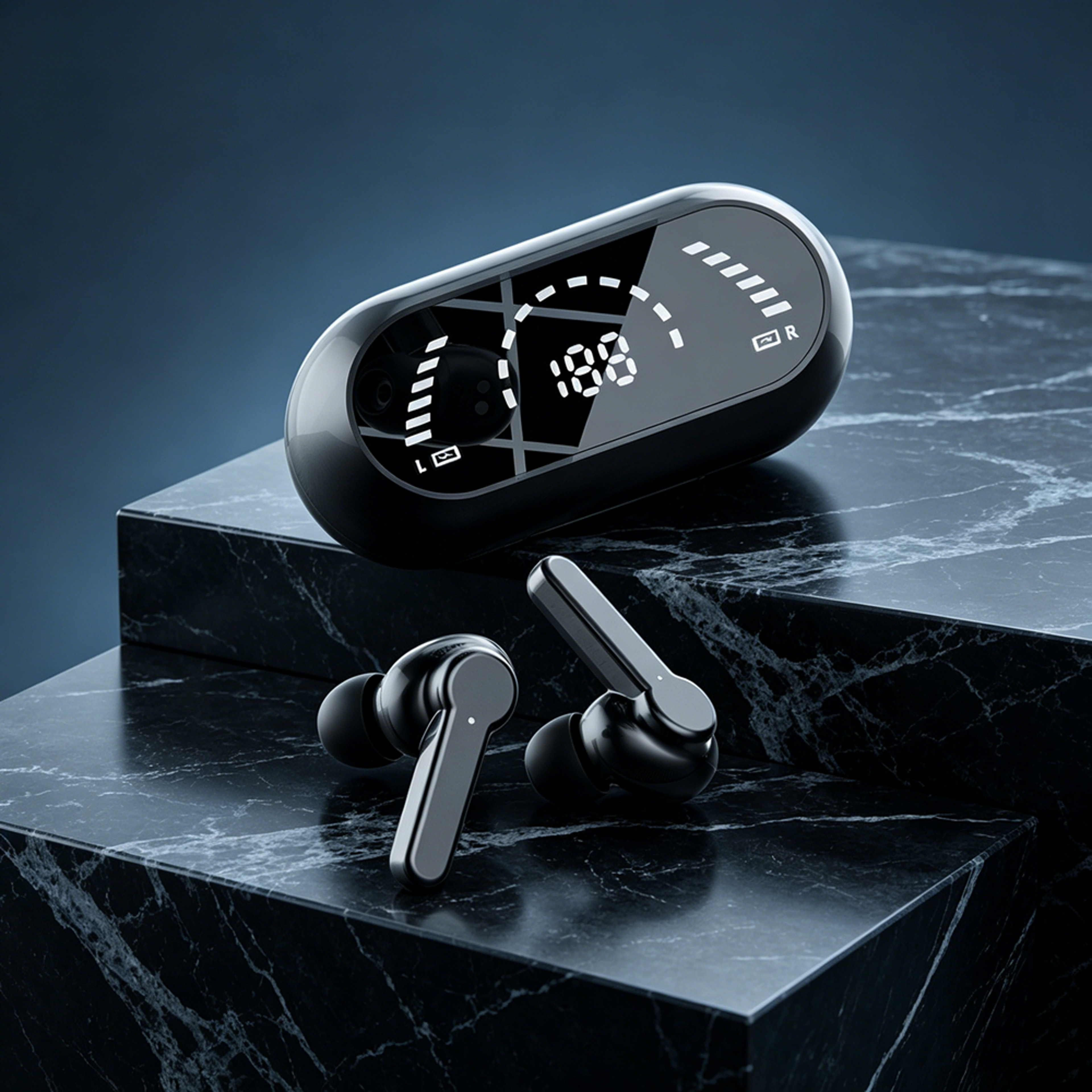 premium true wireless bluetooth earbuds sport gaming headset with noise reduction & touch control
