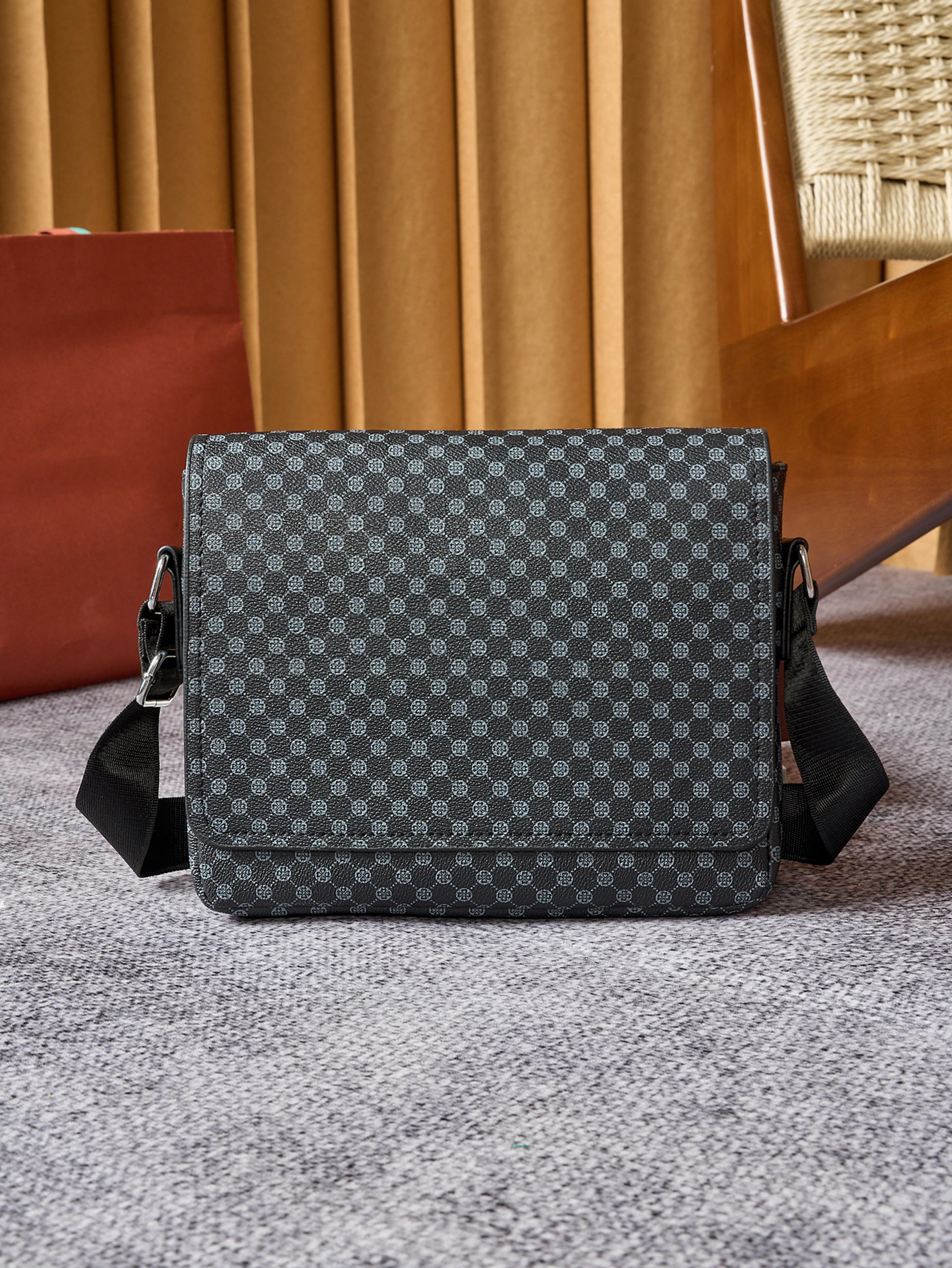 Premium Mens Crocodile Embossed Anti Theft Sling Bag With Tablet  Phone Pocket 5