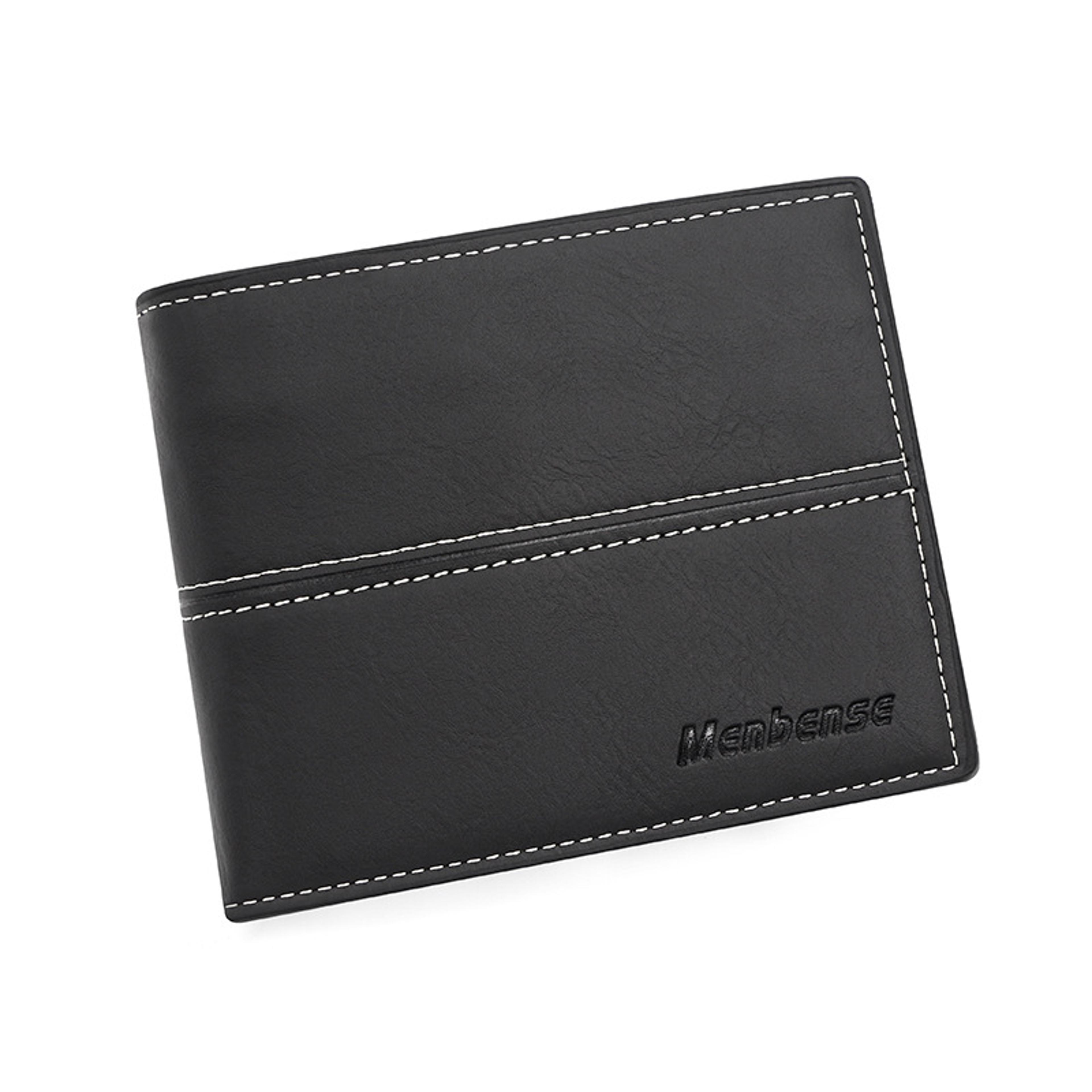 Premium Vintage Mens PU Leather Wallet With Coin Pocket  Money Clip Slim Card Holder 6