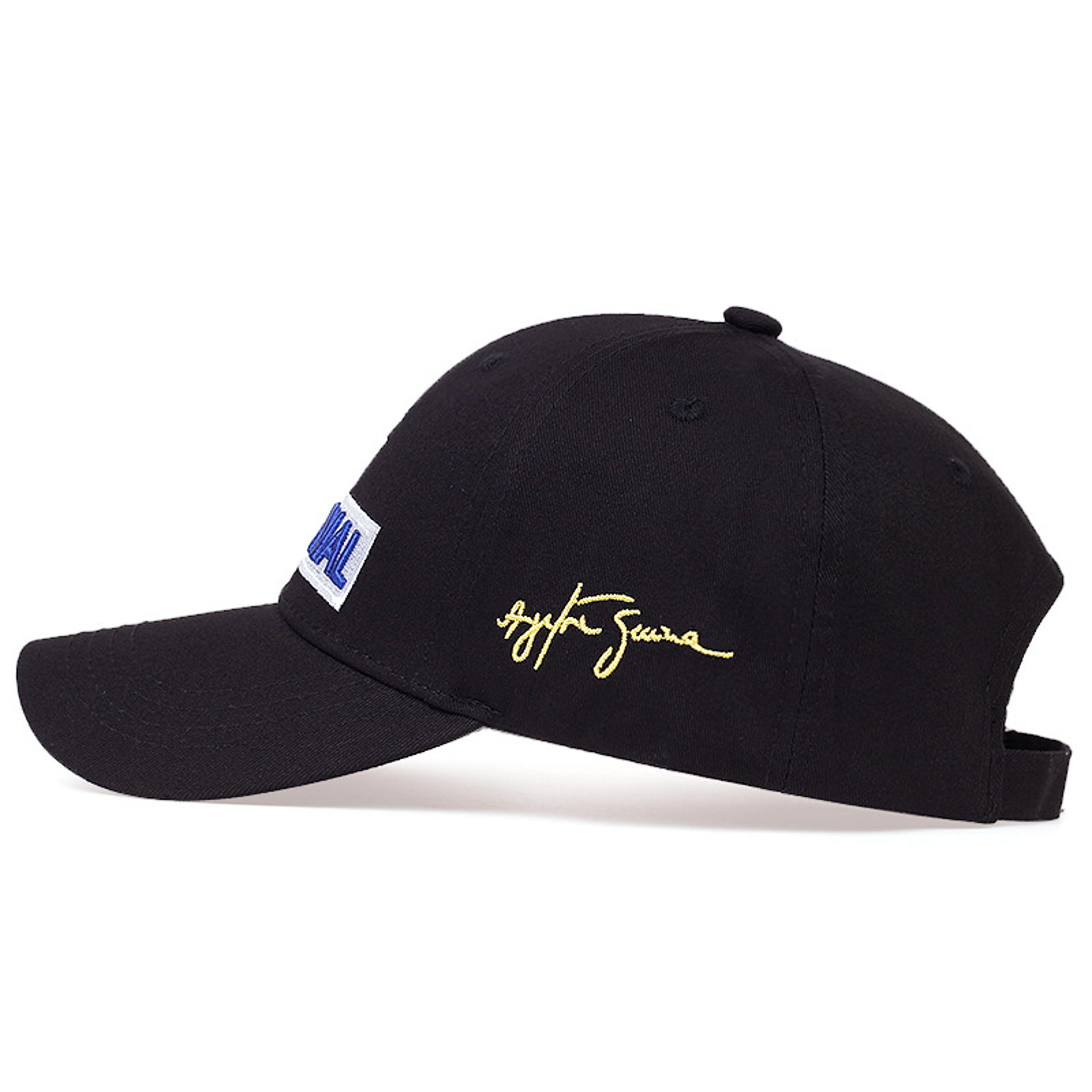 Premium Ayrton Senna Racing Embroidered Baseball Cap Outdoor Sun Protection Team Hat 1