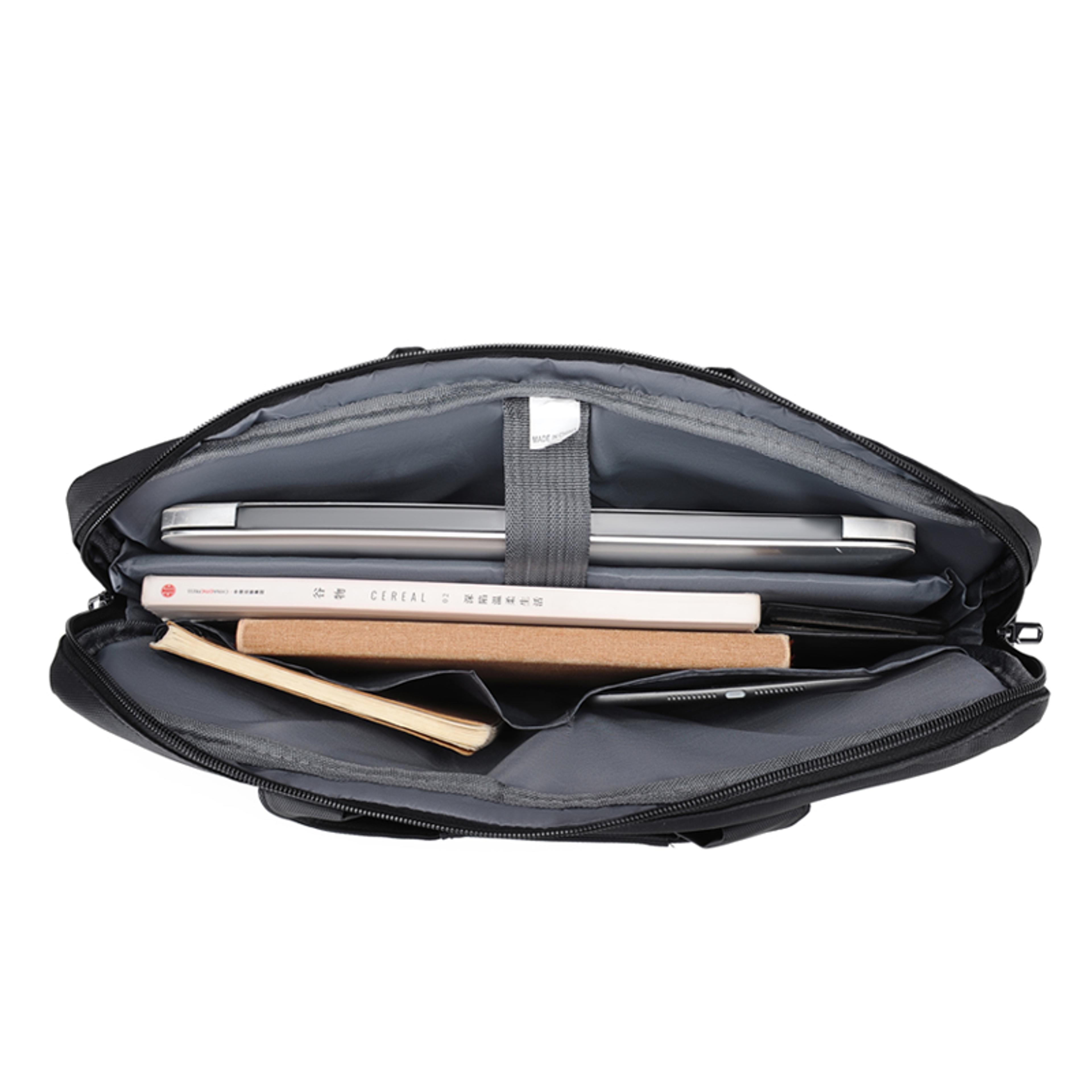 Professional Laptop Tote Briefcase Business Commuter Work Bag With Adjustable Straps 1
