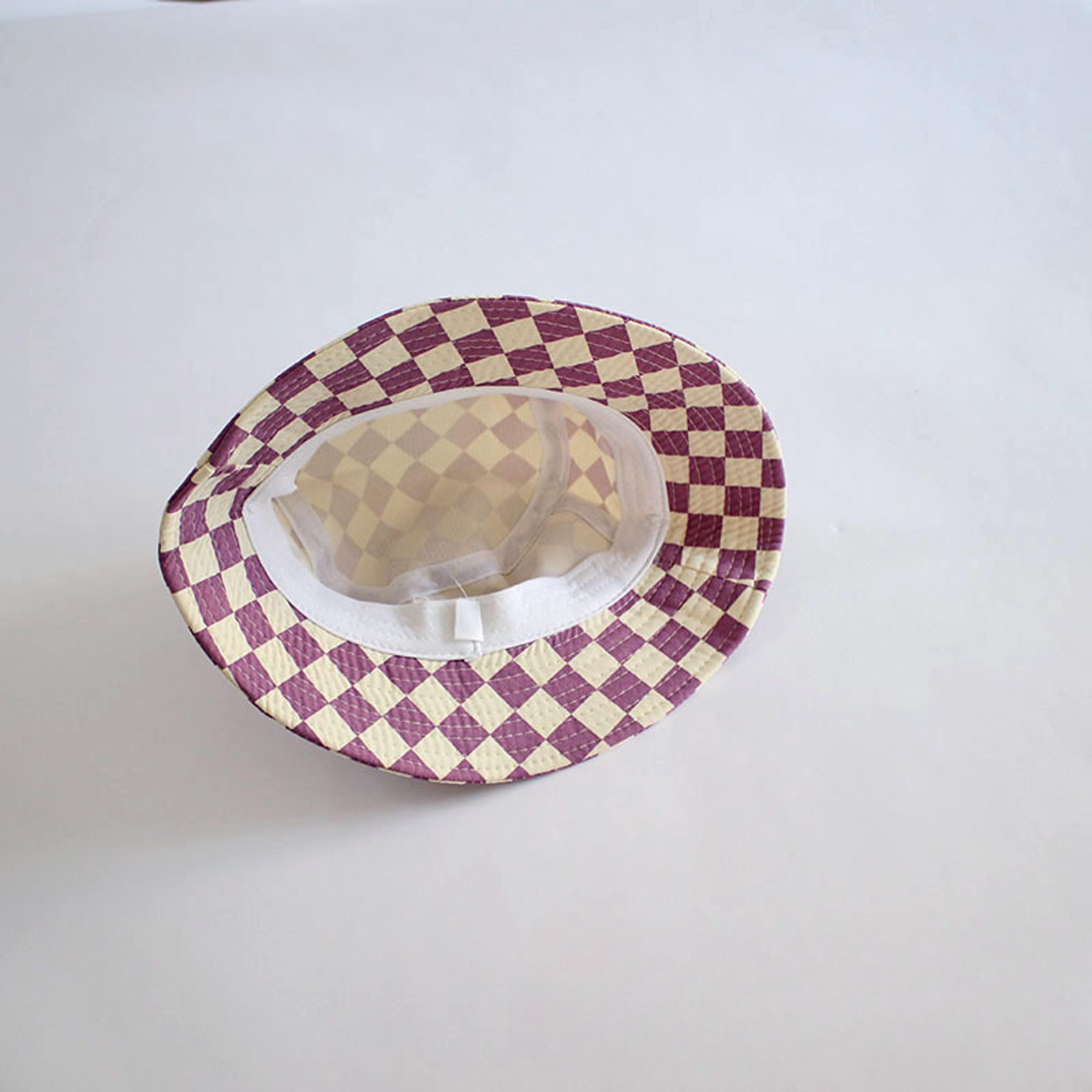Kids Bucket Hat Checkerboard Plaid Toddler Sun Hat For Boys And Girls 3
