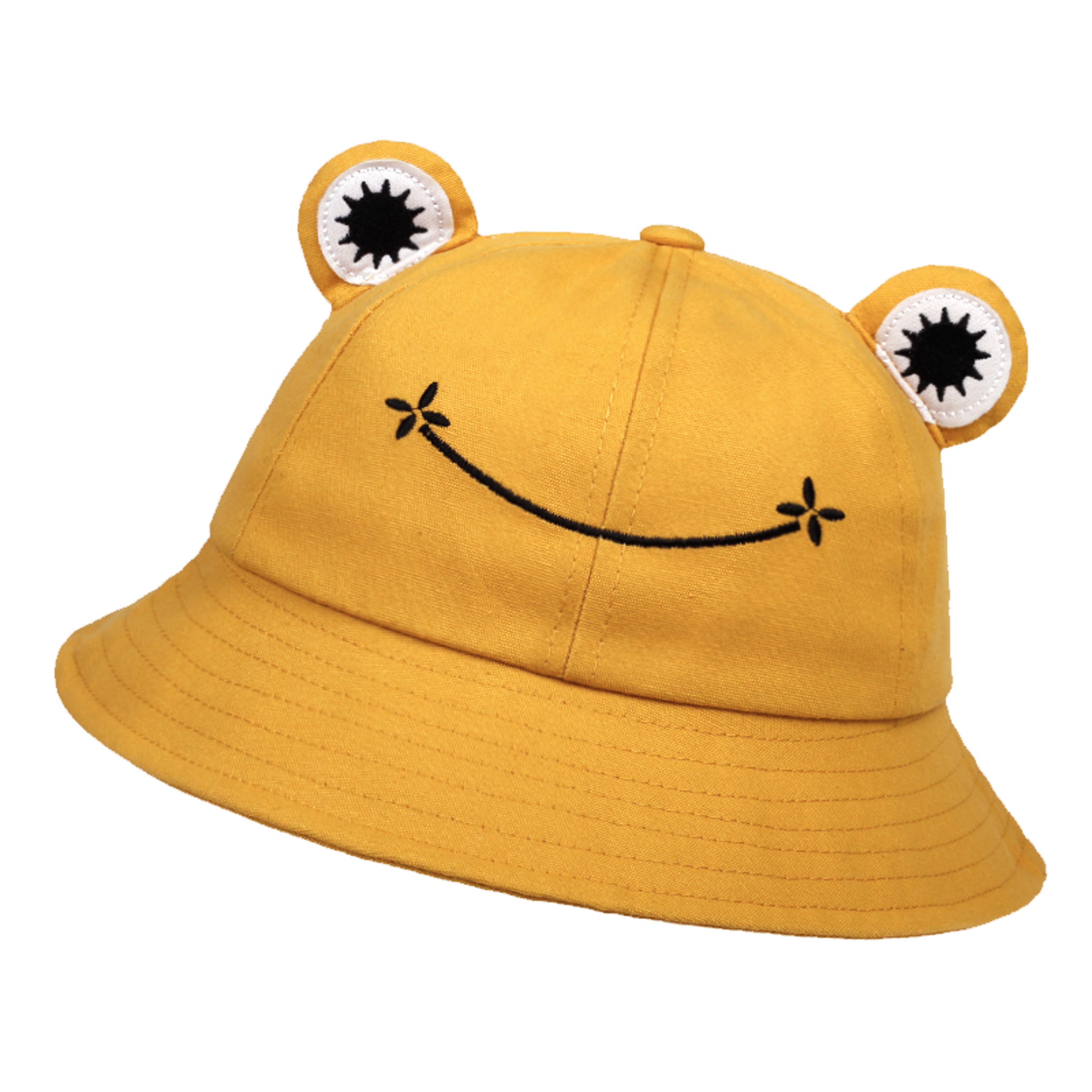 Cute Frog Bucket Hats Women Bucket Hat Women Summer Outdoor Sun Fishing Cap Cotton Wild Panama Hats 4
